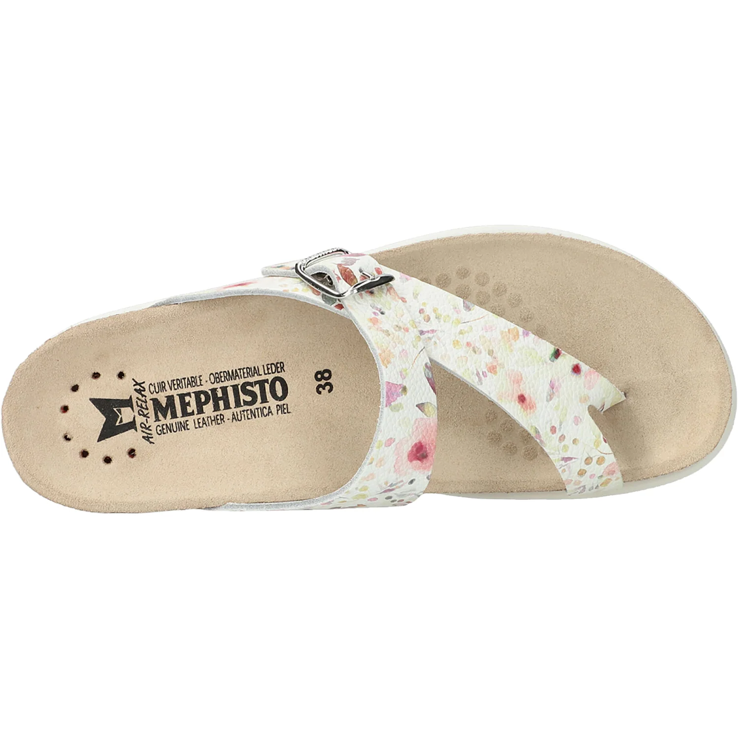 Mephisto Helen Women's Sandals Thong Sandals Multicolor Sandflower - Image 2