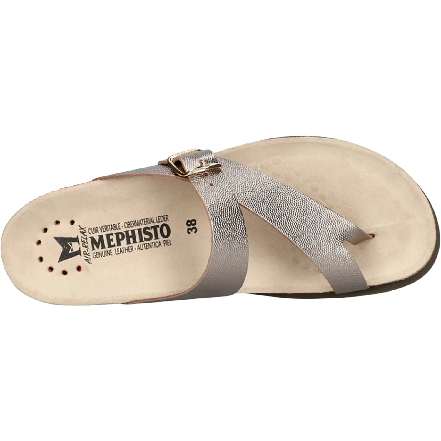 Mephisto Helen Women's Sandals Thong Sandals Platinum Odysee - Image 2