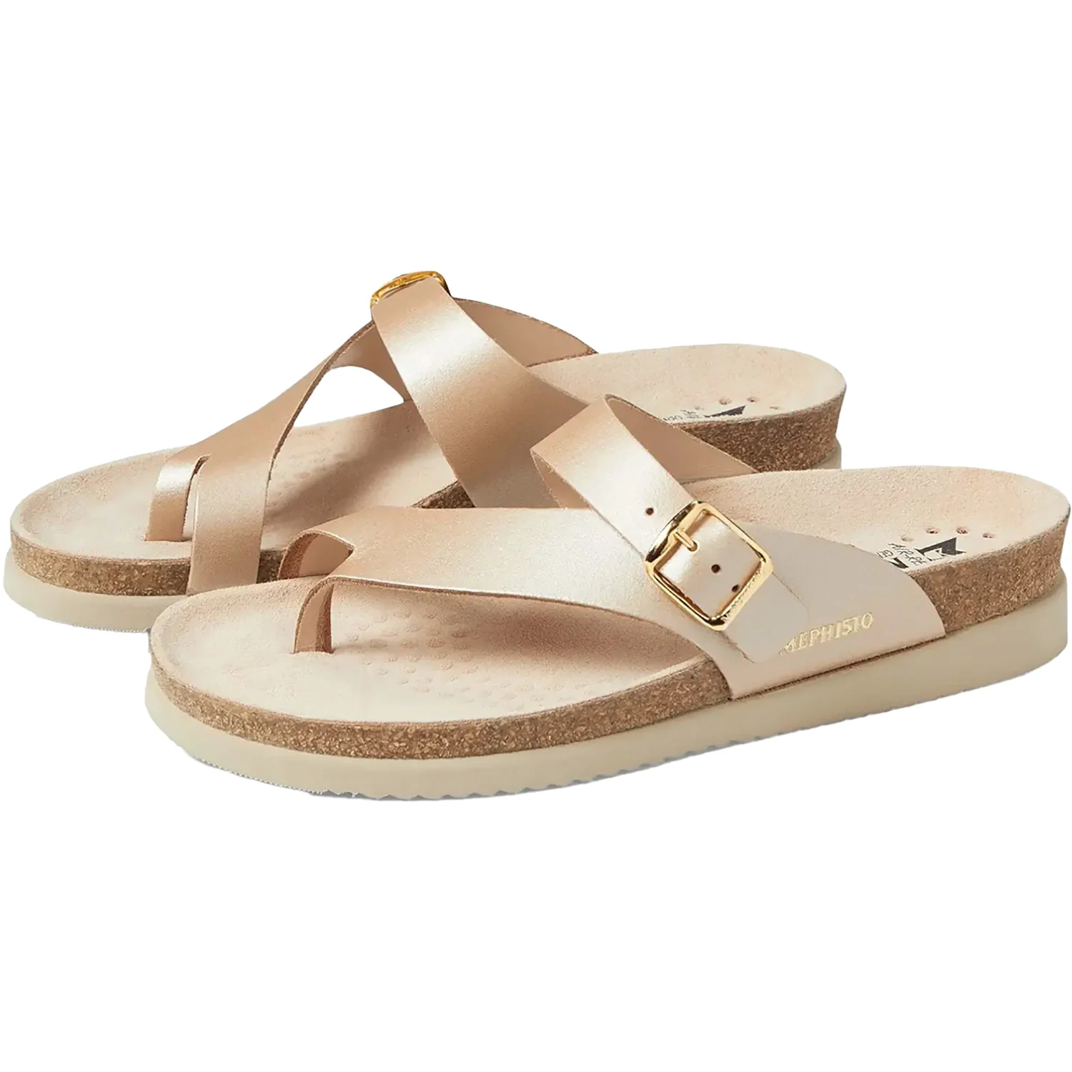 Mephisto Helen Women's Sandals Thong Sandals Platinum Perla - Image 2