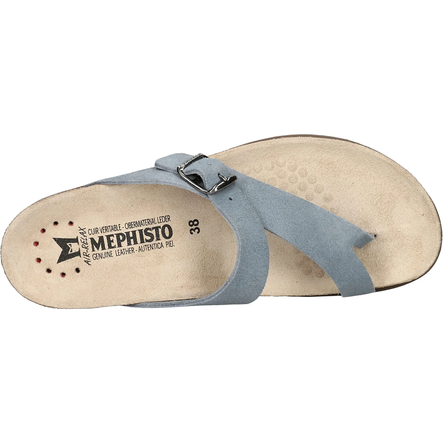 Mephisto Helen Women's Sandals Thong Sandals Sea Blue - Image 2