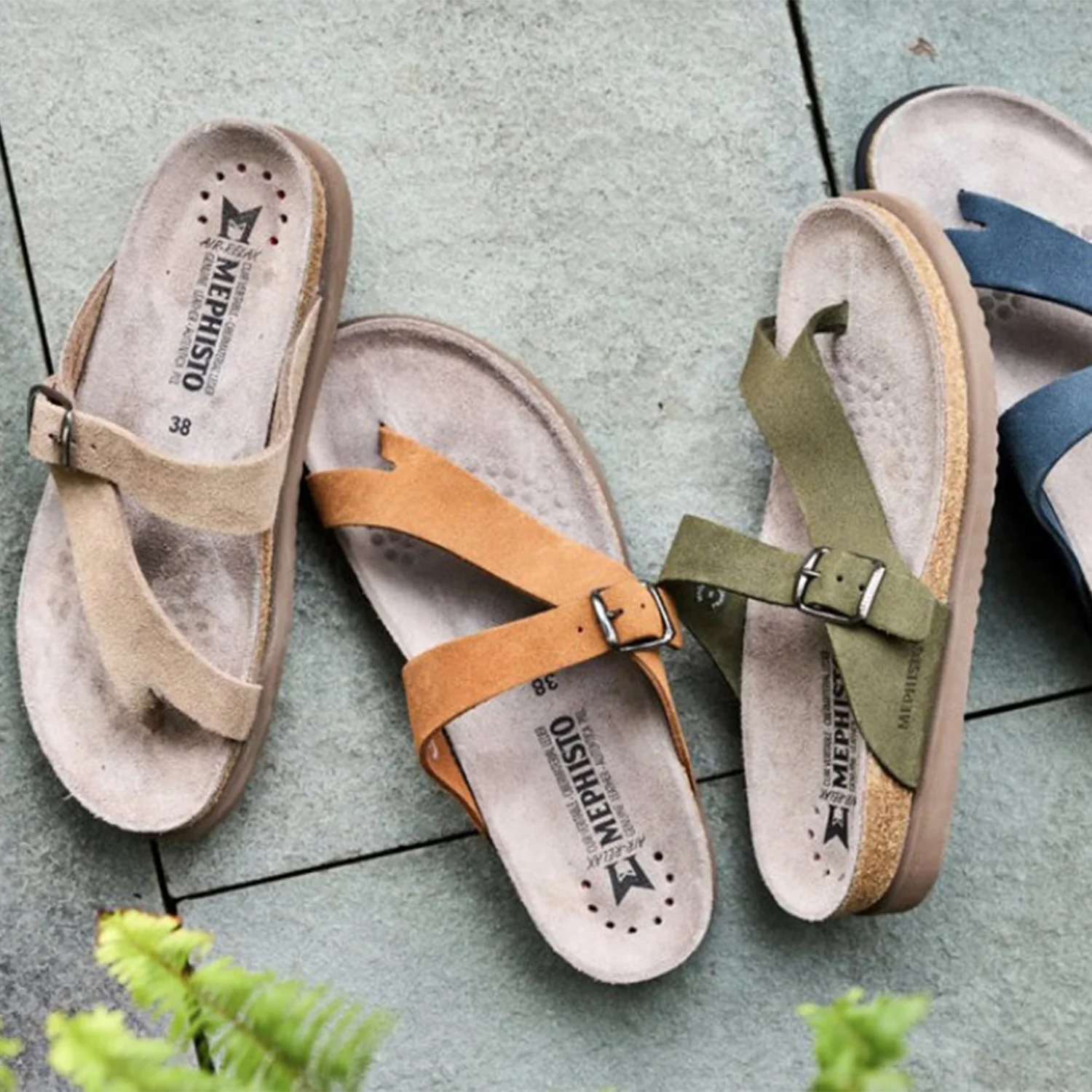 Mephisto Helen Women's Thong Sandals Warm Grey - Image 5