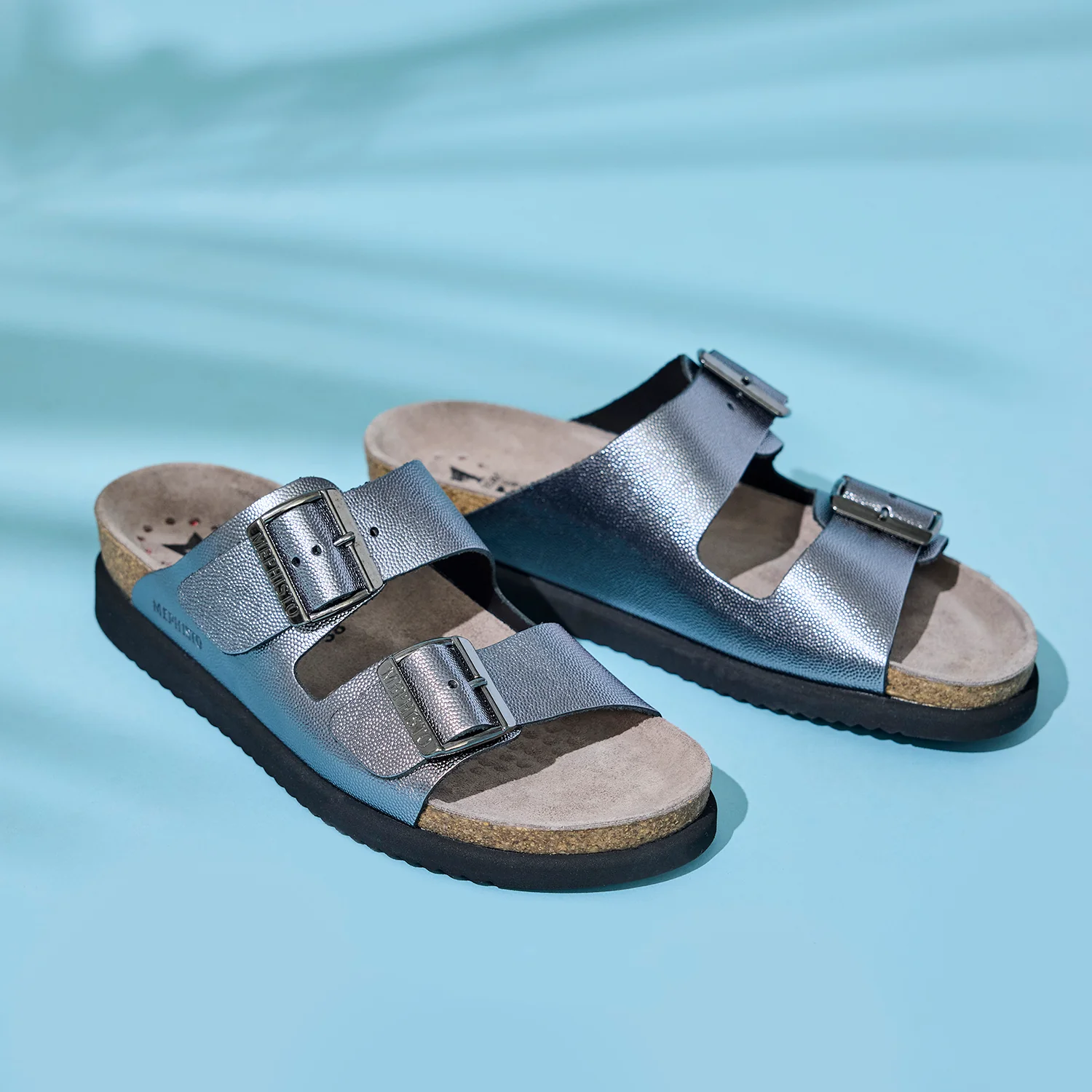 Mephisto Hester Women's Slide Sandals Grey Odysee - Image 5