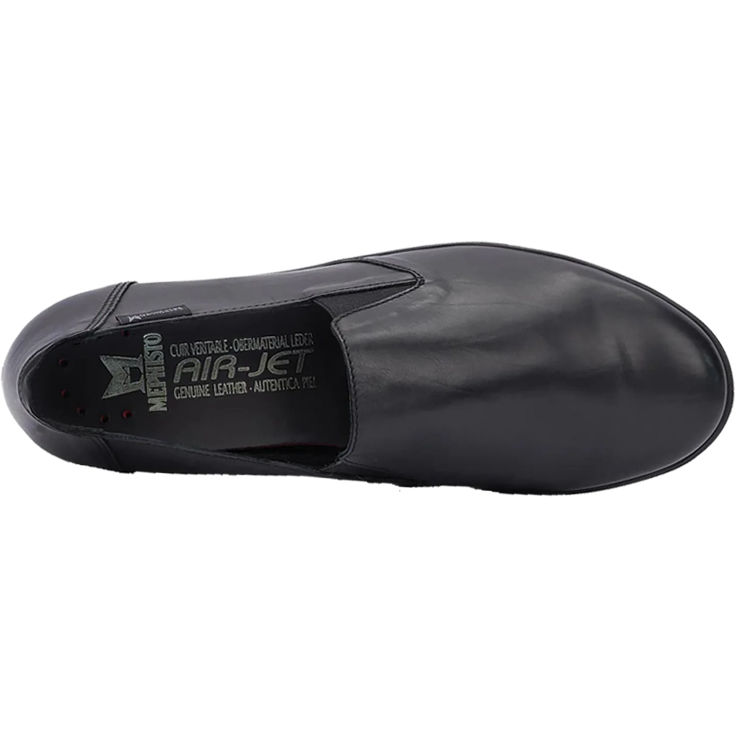 Mephisto Korie Women's Slip On Shoes Black Premium Leather - Image 2