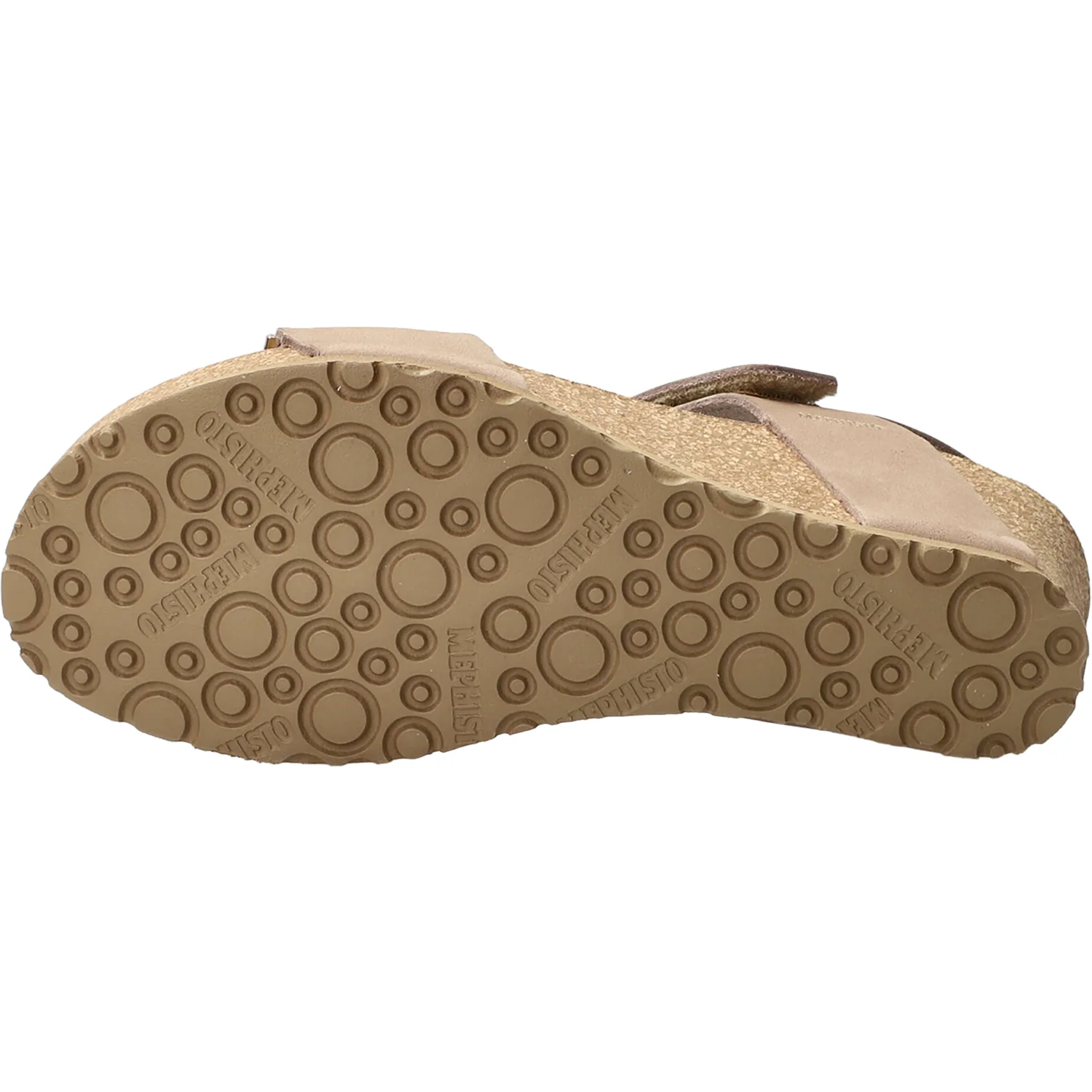 Mephisto Leonore Women's Wedge Sandals Light Taupe - Image 4