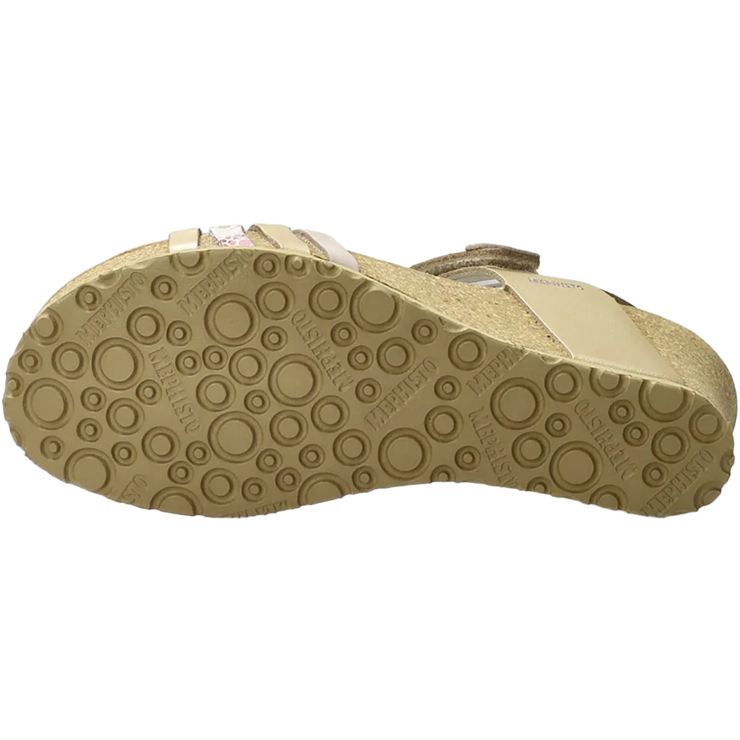 Mephisto Lucia Women's Wedge Heel Sandals Platinum Leather - Image 4