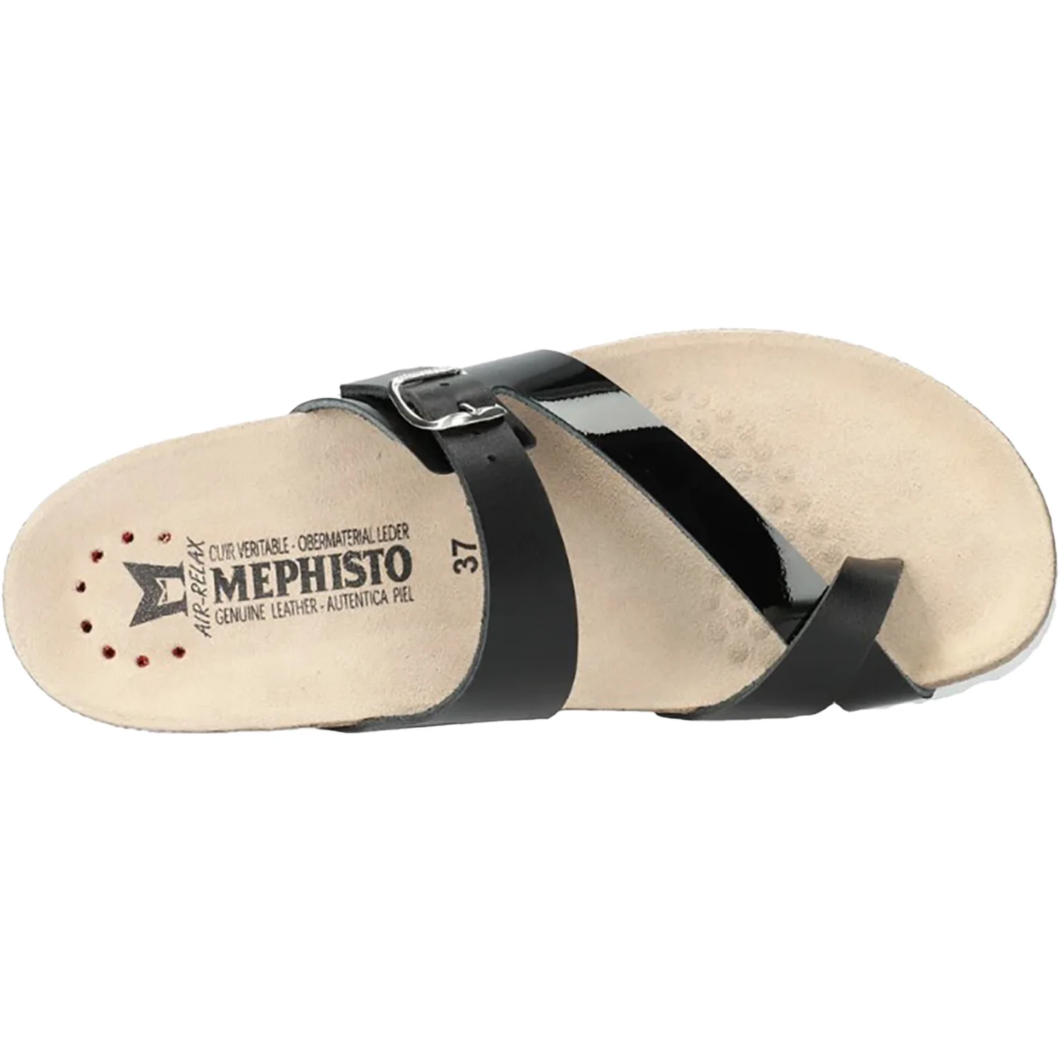 Mephisto Nalia Women's Sandals Black Leather - Image 2