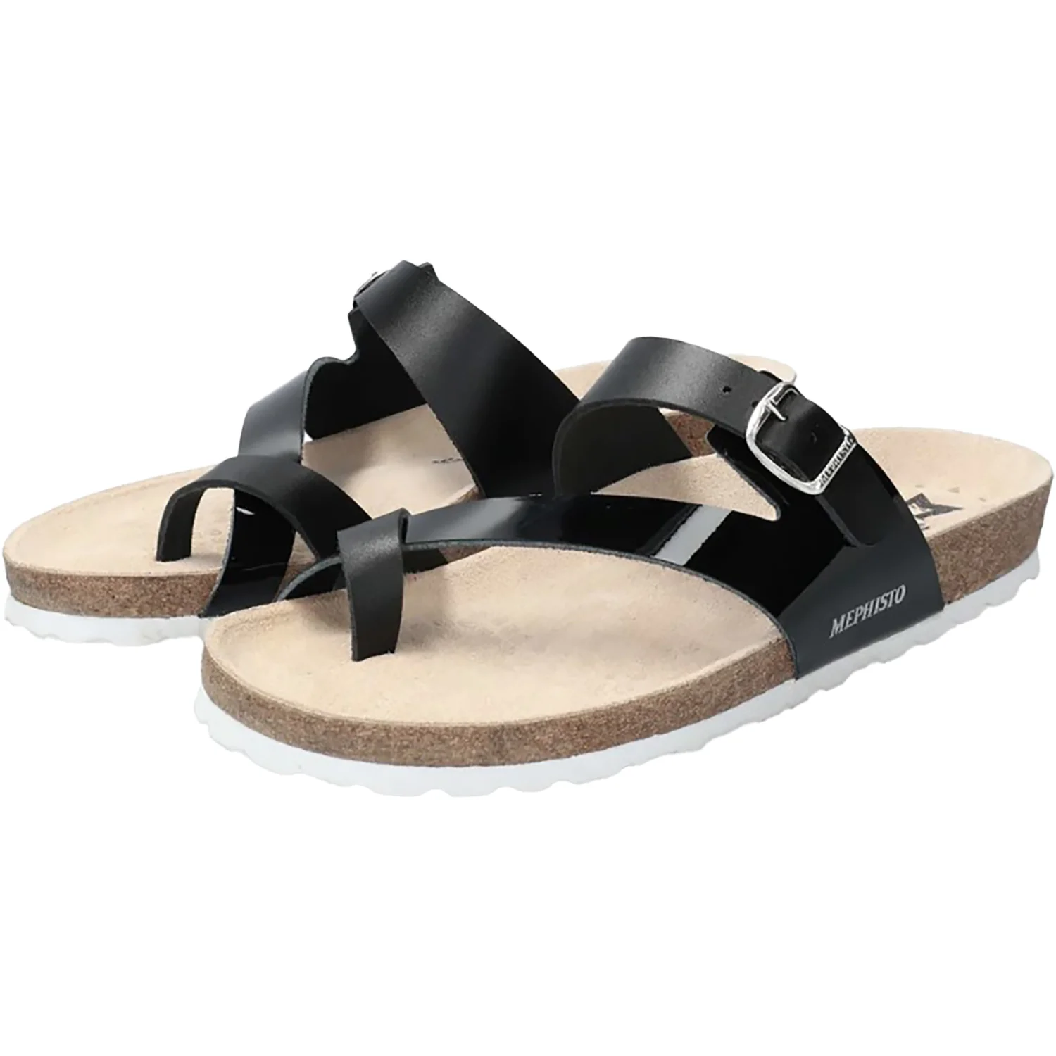 Mephisto Nalia Women's Sandals Black Leather - Image 3