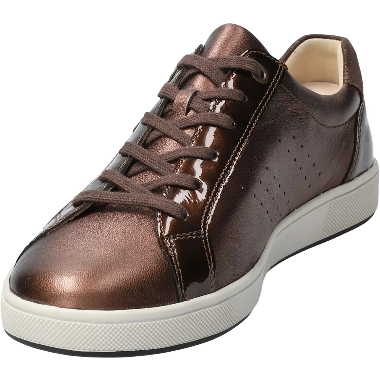 Mephisto Nikita 1 Women's Sneakers Bronze Charm Grained Leather - Image 6