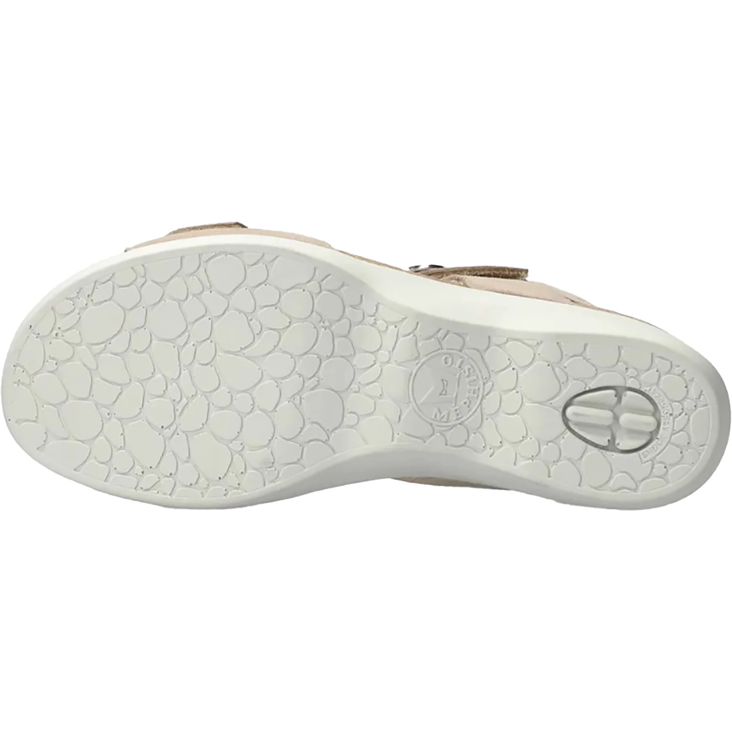 Mephisto Oriana Women's Wedge Sandals Warm Grey Velvet Leather - Image 4