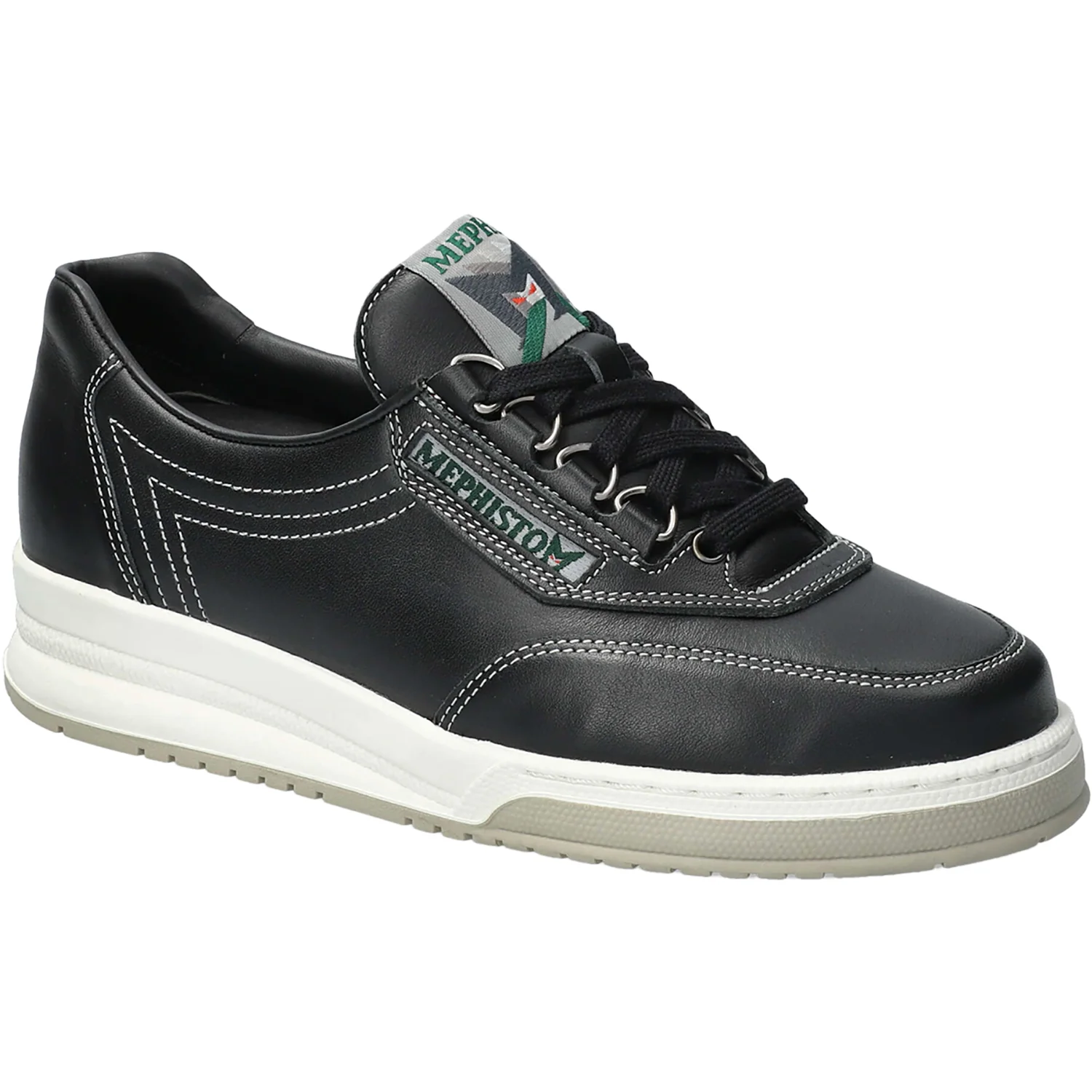 Mephisto Rush 4800/30 Women's Sporty Lace Up Shoes Black