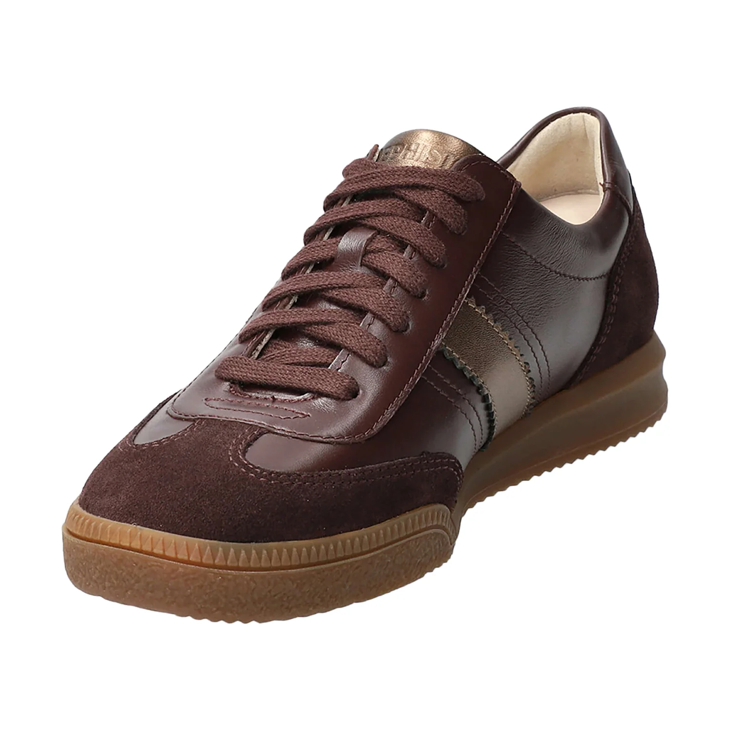 Mephisto Witney Women's Sporty Lace Up Shoes Plum Velsp 3657/Si780M/Ch9565 - Image 3