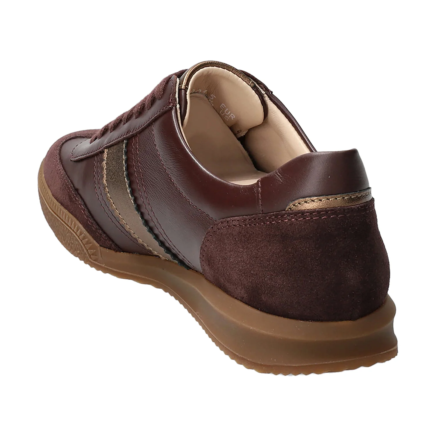Mephisto Witney Women's Sporty Lace Up Shoes Plum Velsp 3657/Si780M/Ch9565 - Image 5