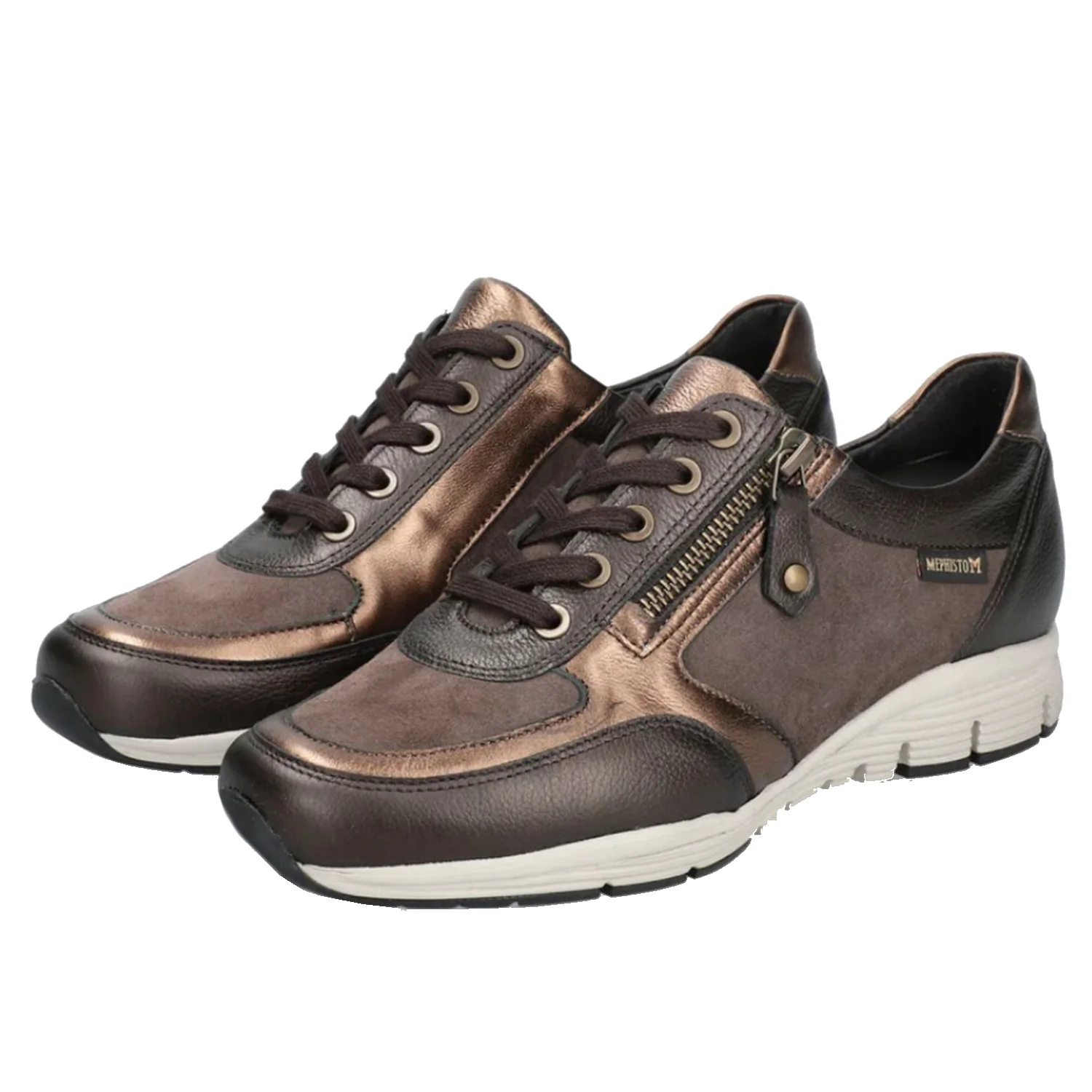 Mephisto Ylona Women's Sneakers Bronze/Ceylan - Image 4