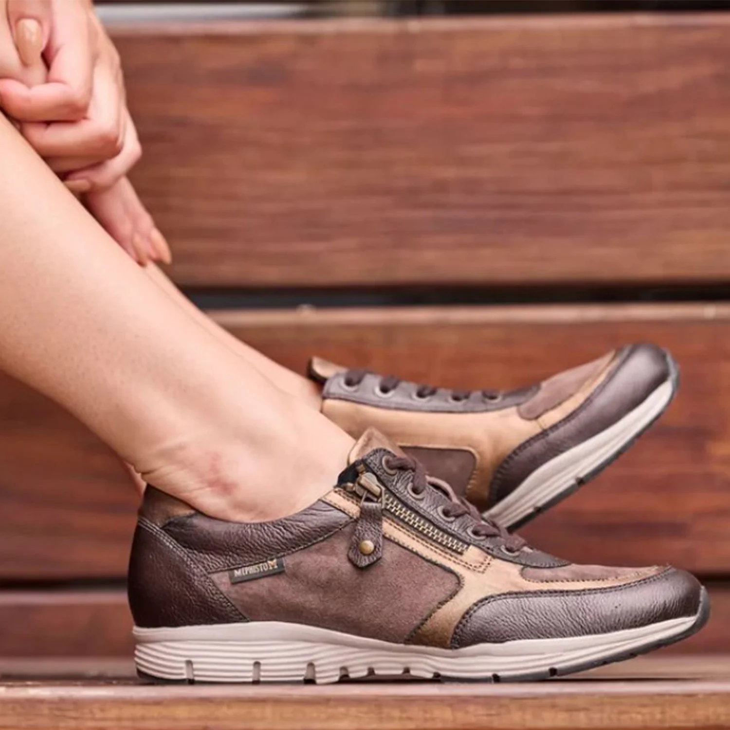 Mephisto Ylona Women's Sneakers Bronze/Ceylan - Image 5