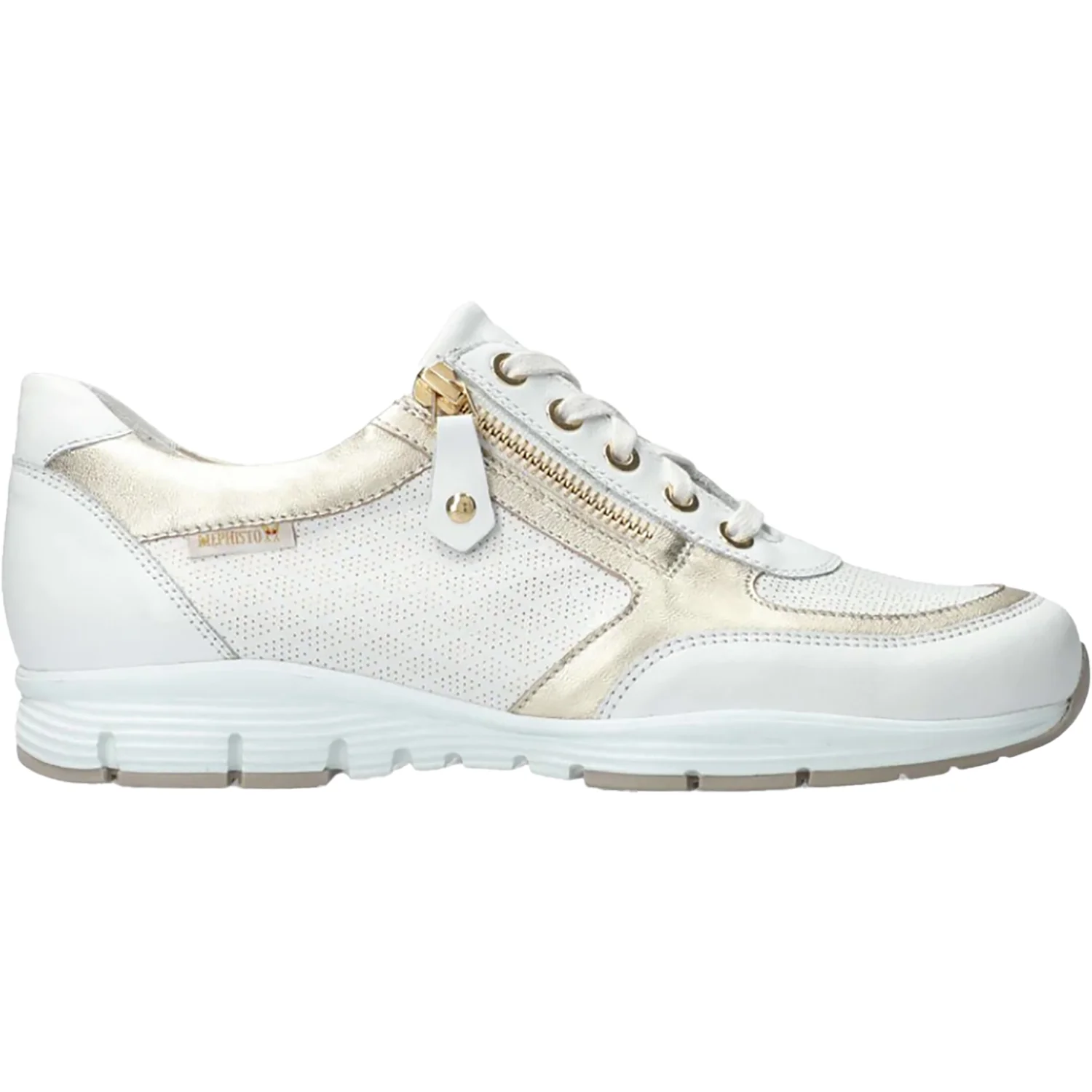 Mephisto Ylona Women's Lace Up Shoes Sneakers White Softy