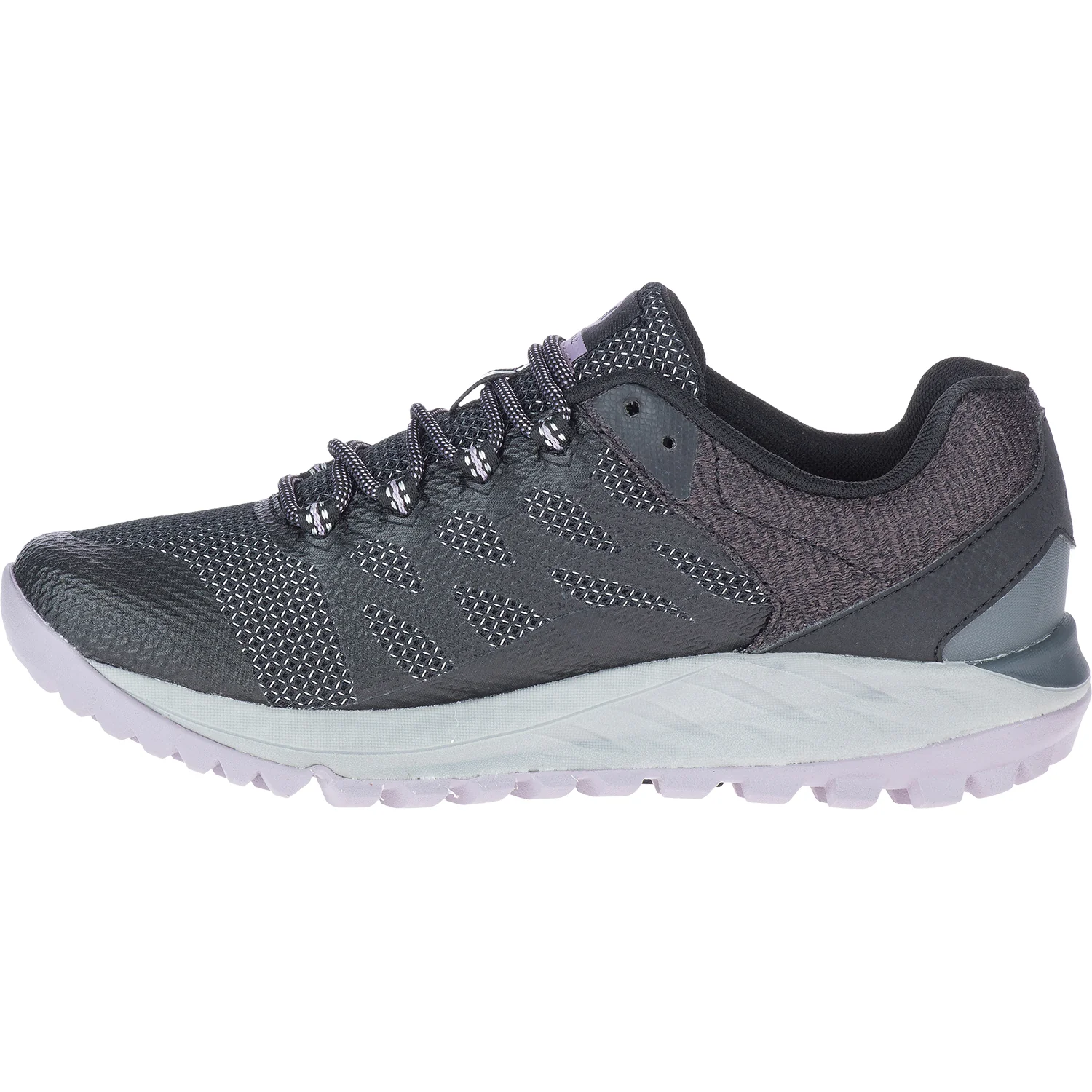 Merrell Antora 2 Women's Trail Running Shoes Black/Shark Mesh - Image 3