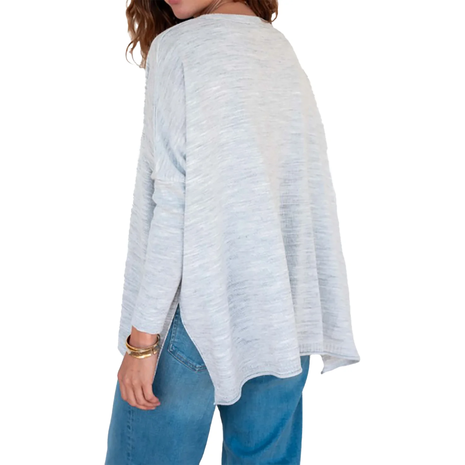Mersea Catalina Crewneck Sweater Women's Long Sleeve Top Ash Grey - Image 2