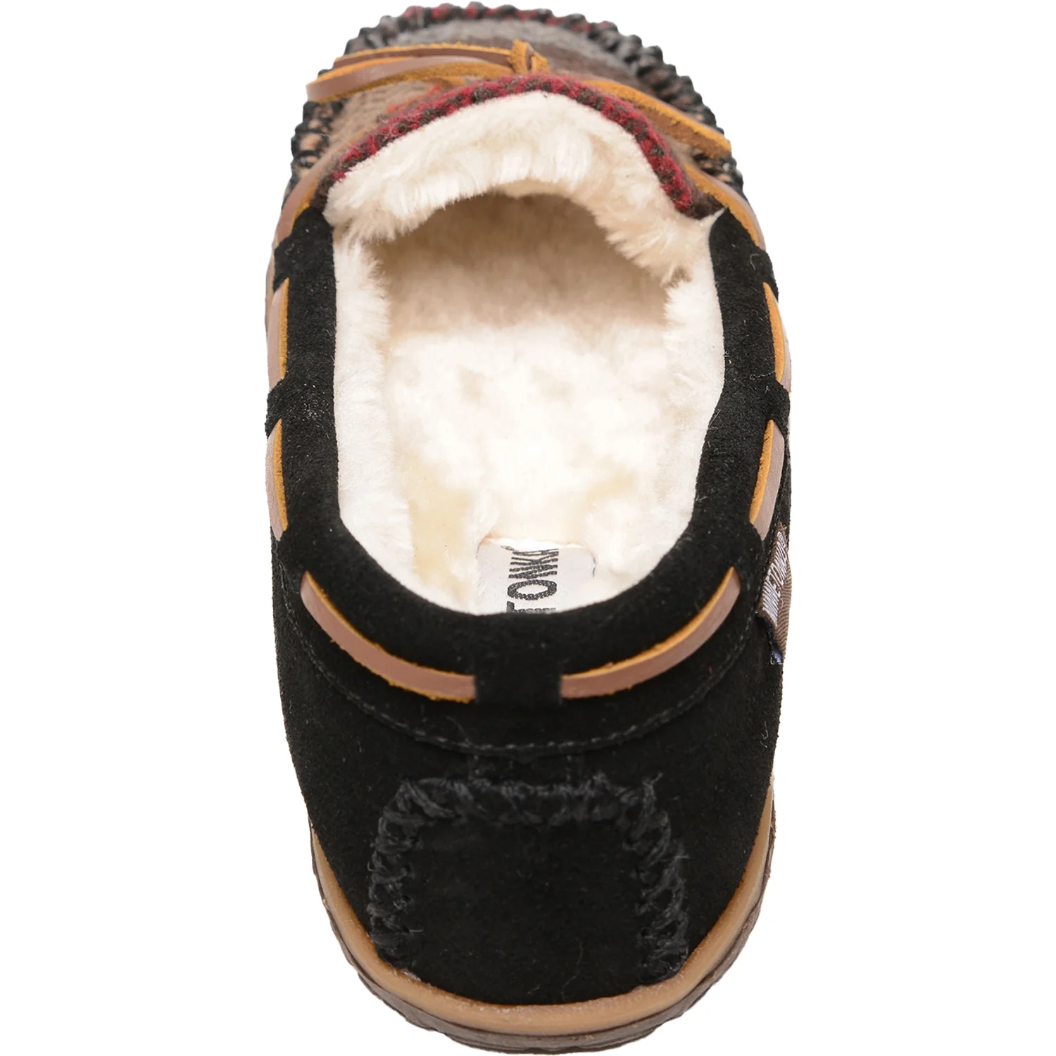 Minnetonka Tilia Women's Slippers Black Multi Suede - Image 5
