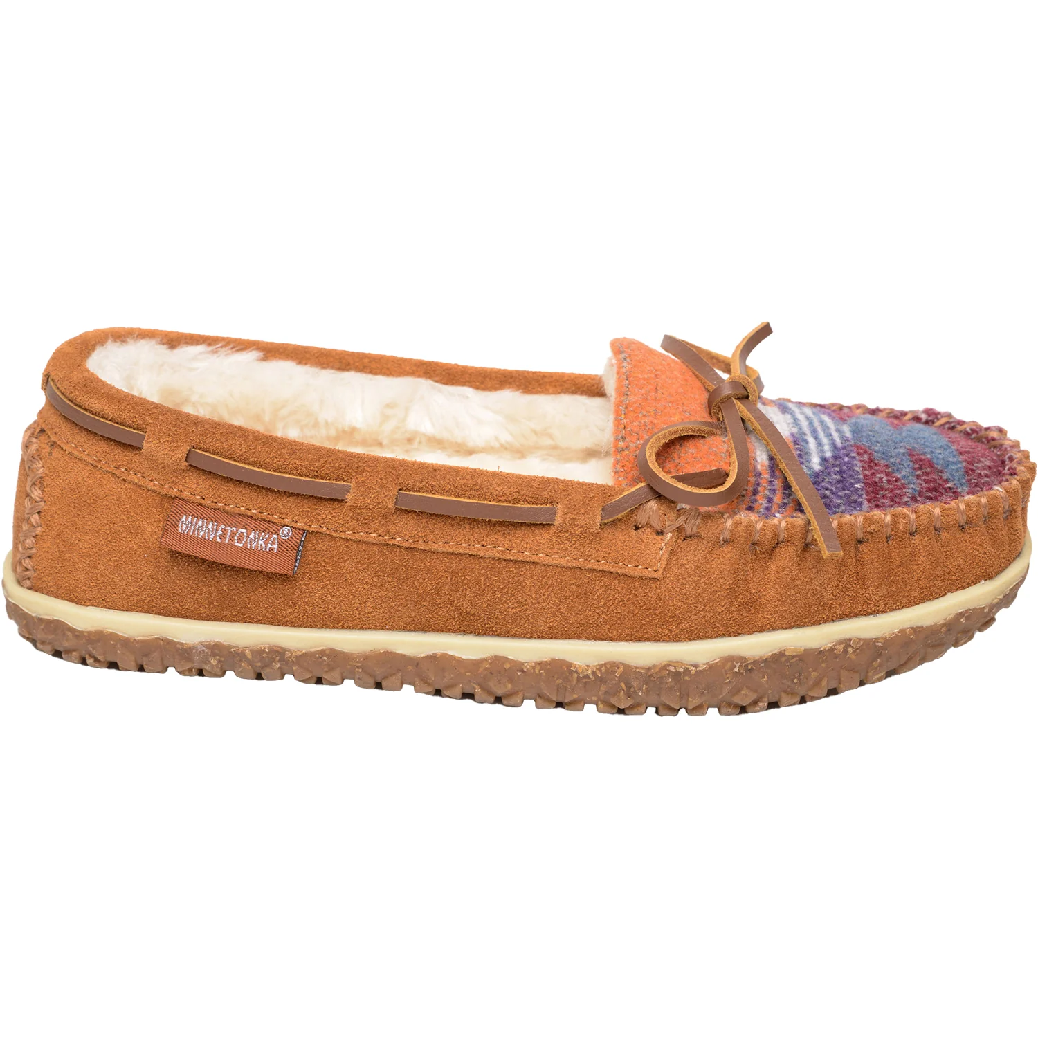 Minnetonka Tilia Women's Slippers Brown Multi Suede