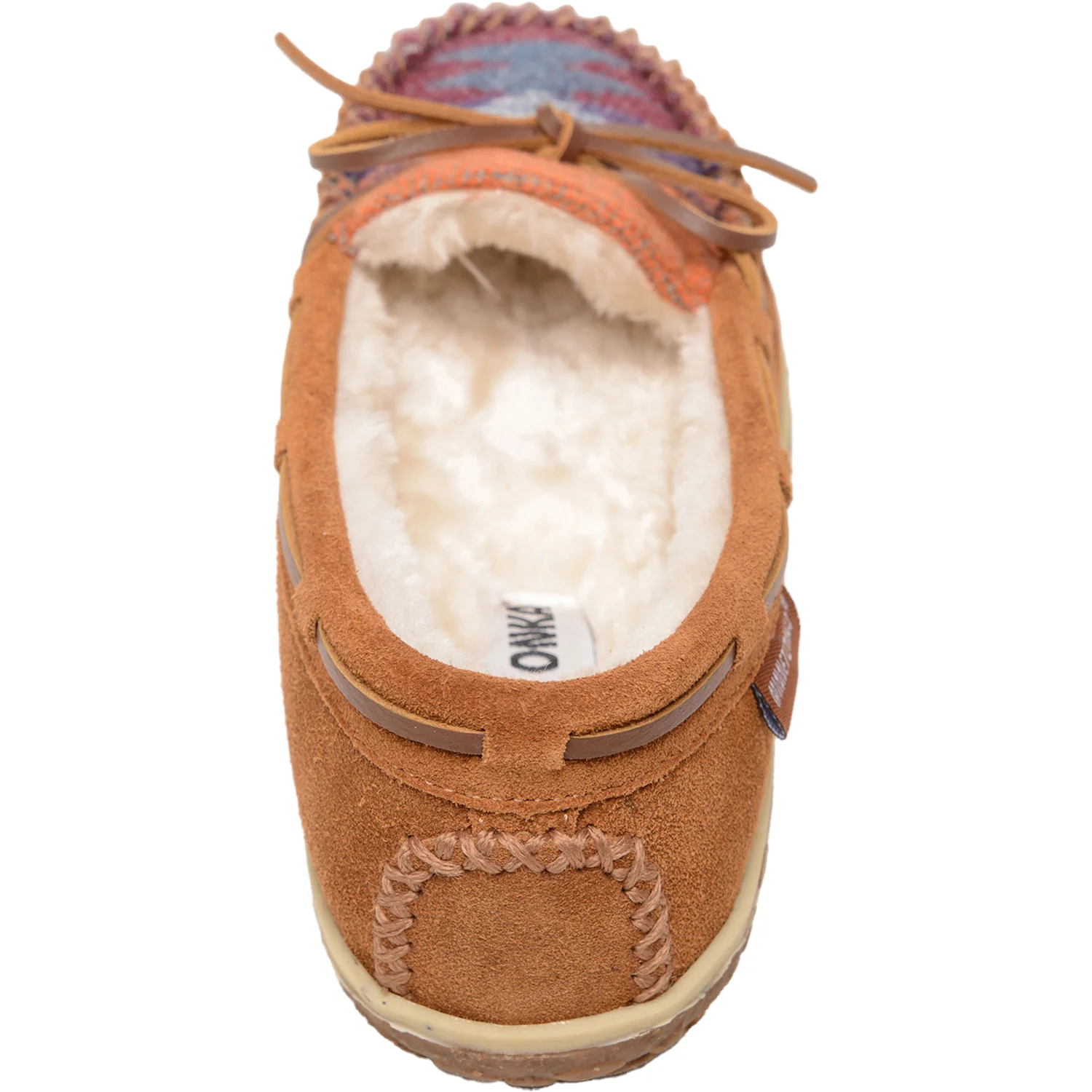 Minnetonka Tilia Women's Slippers Brown Multi Suede - Image 5