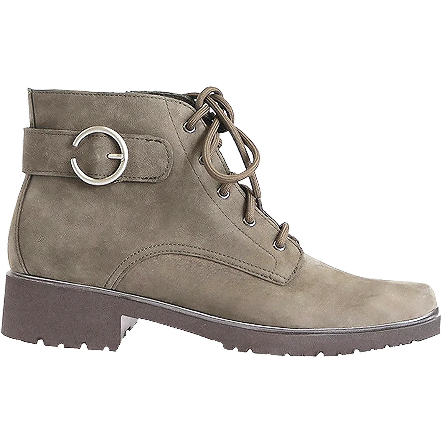 Munro Bradley II Women's Ankle Boots Moss Green Nubuck