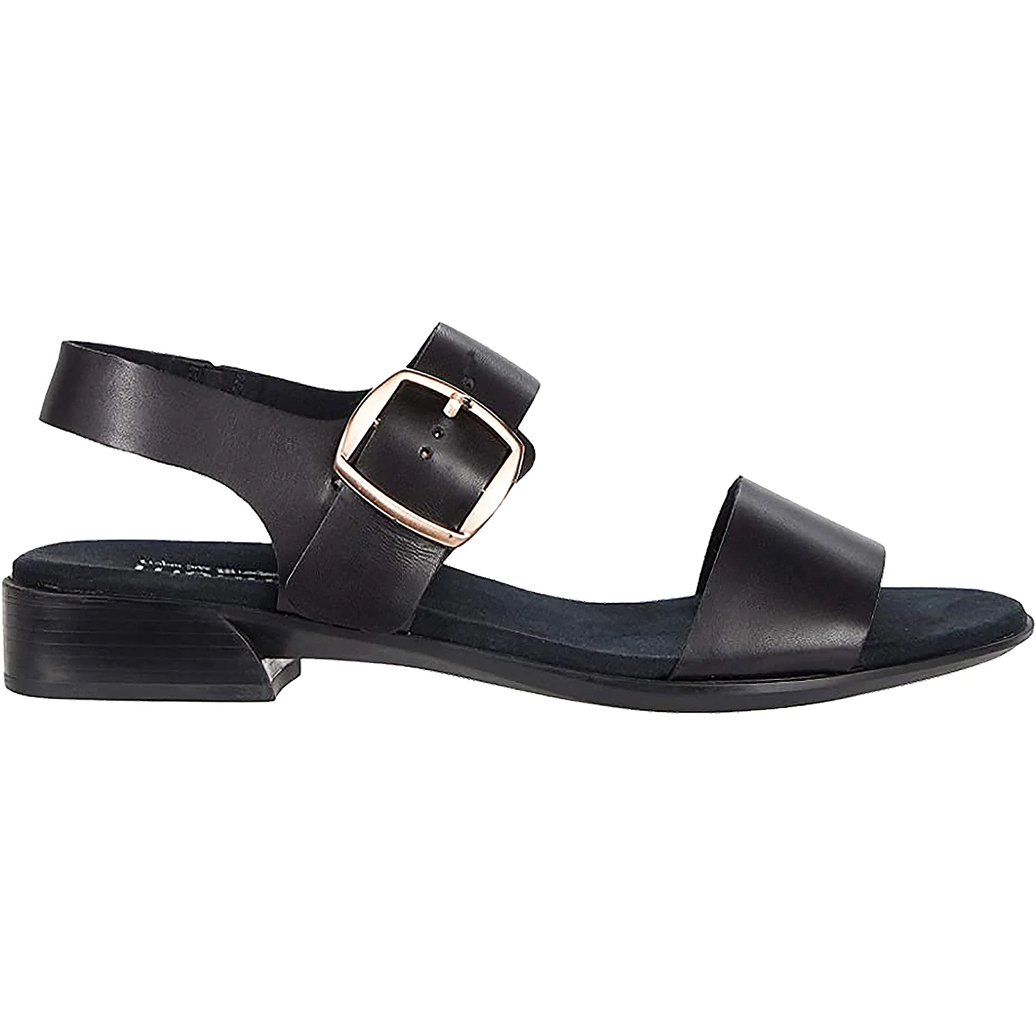Munro Cleo Women's Ankle Strap Sandals Black Leather