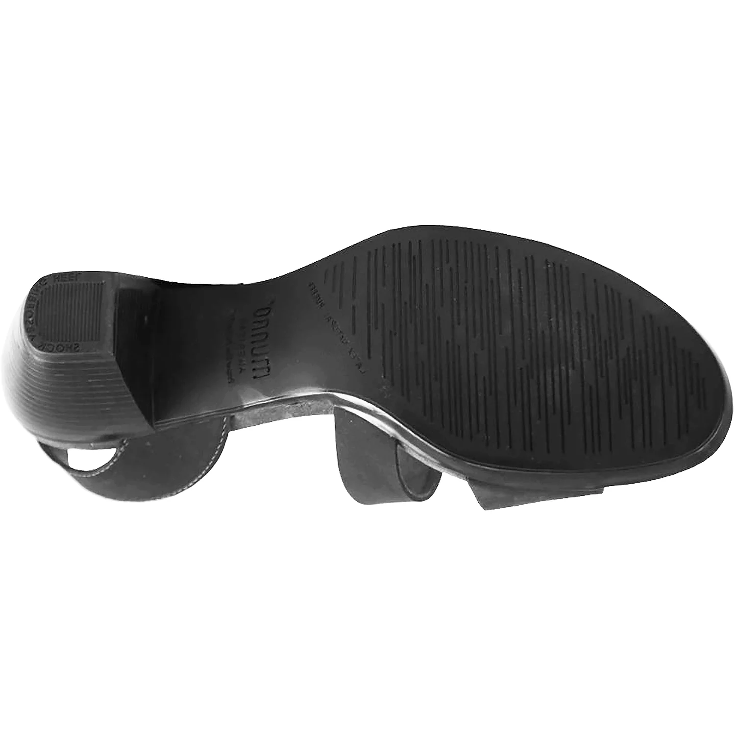Munro Lucia Women's High Heel Ankle Strap Sandals Black Nubuck - Image 4