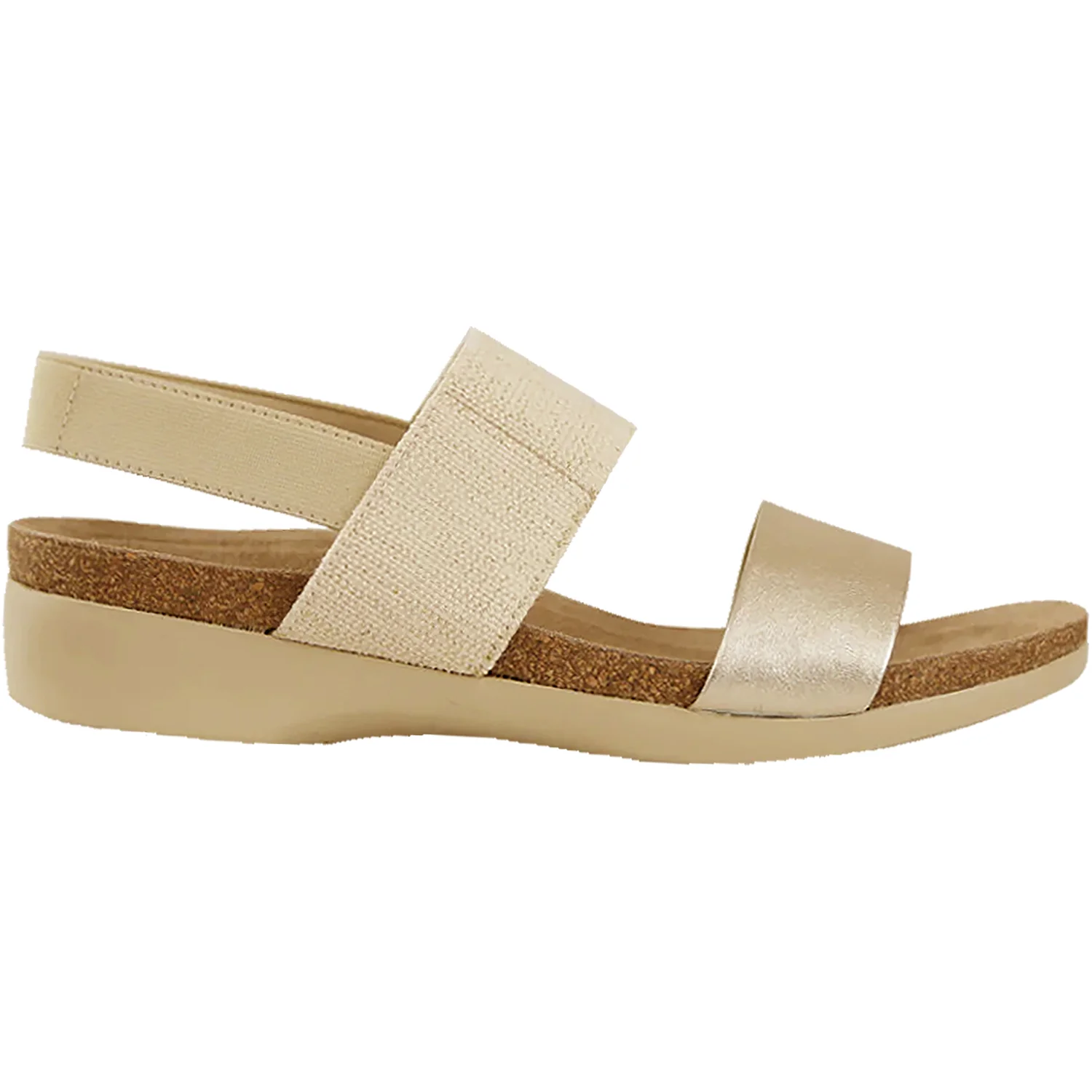 Munro Pisces Women's Wedge Sandals Gold/Oro Lux Leather