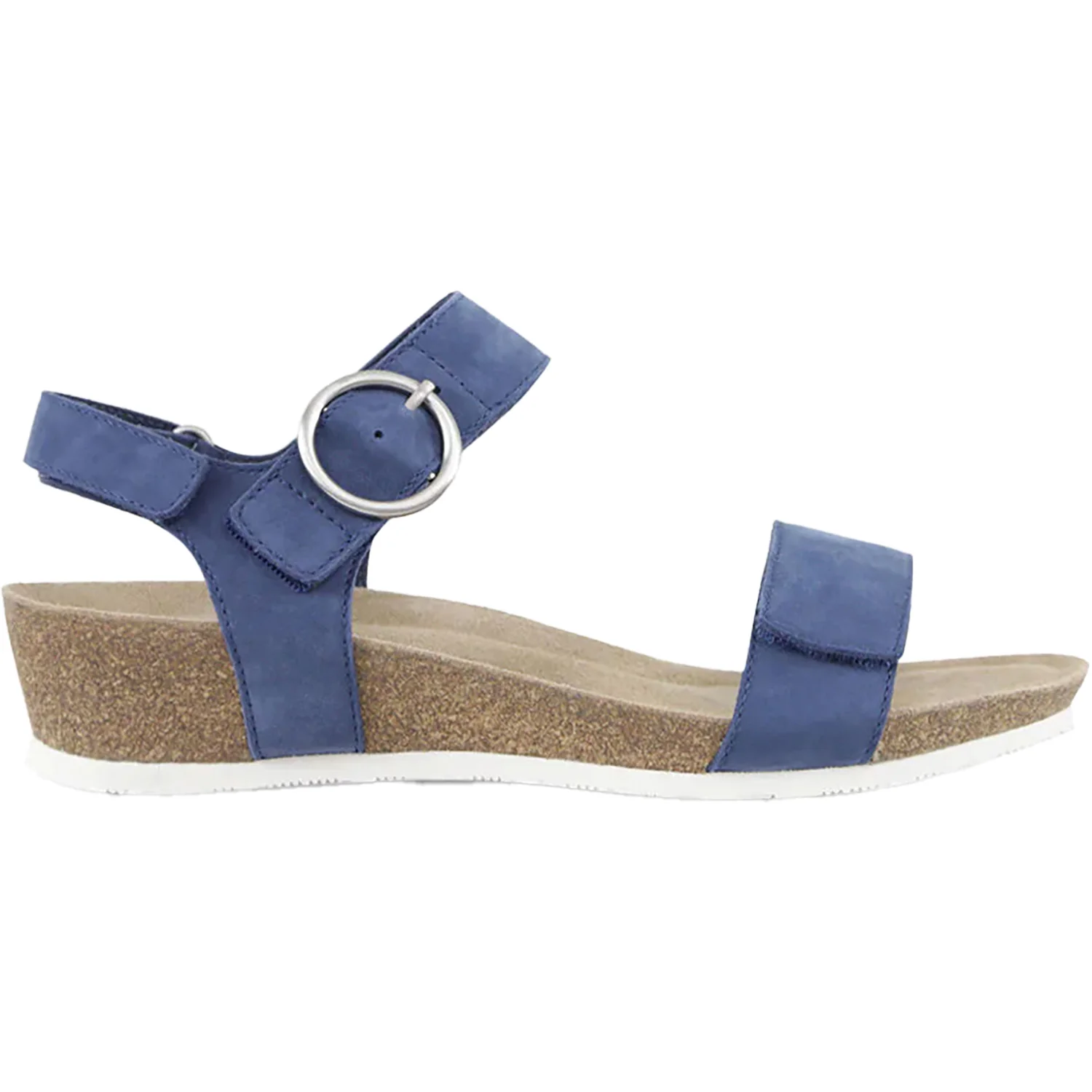Munro Sintra Women's Wedge Sandals Atlantic Blue Nubuck