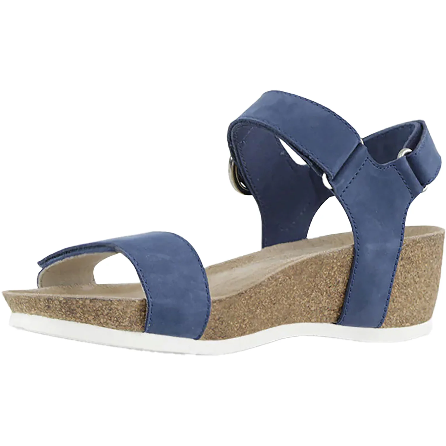 Munro Sintra Women's Wedge Sandals Atlantic Blue Nubuck - Image 3