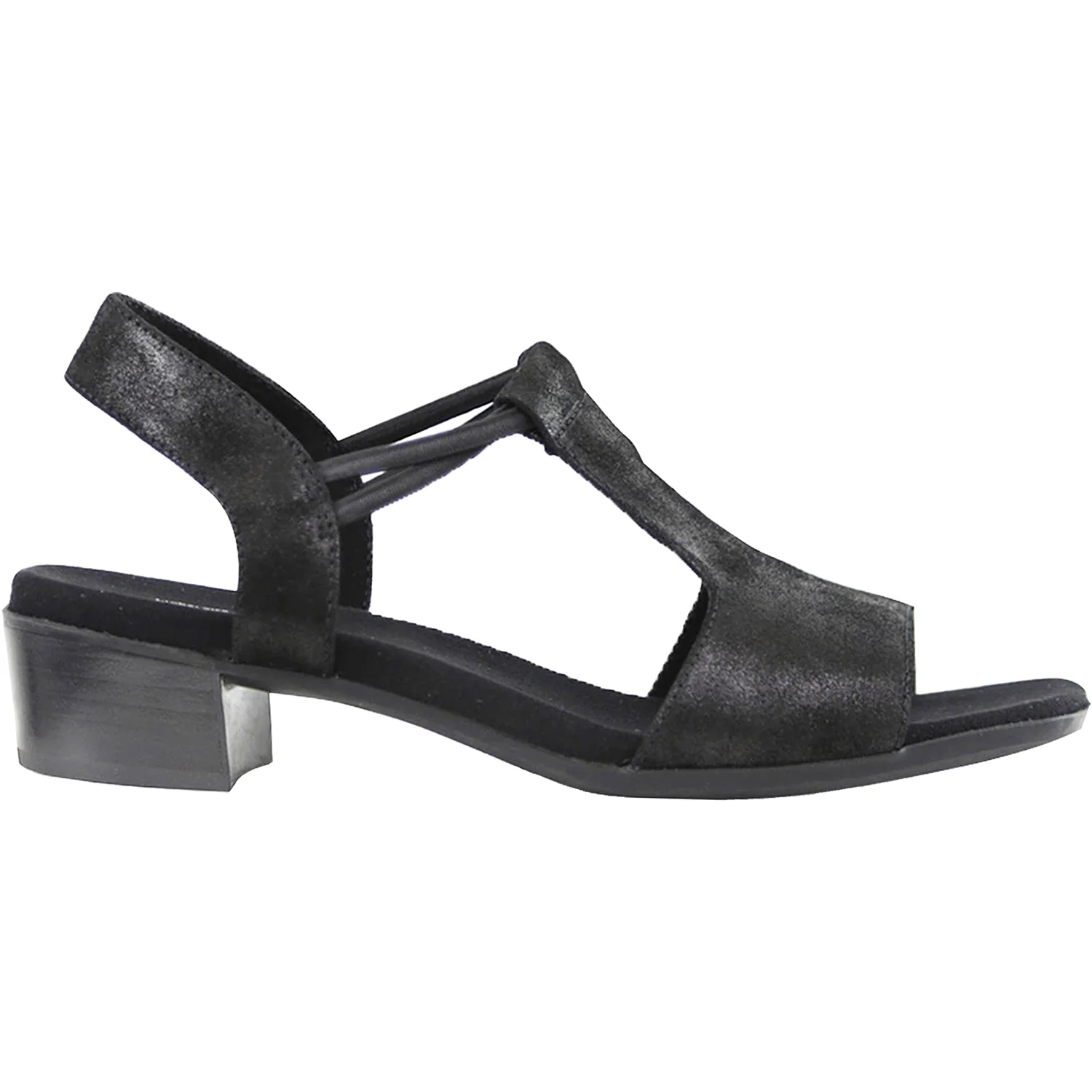 Munro Susan Women's High Heel Sandals Black Stardust Leather