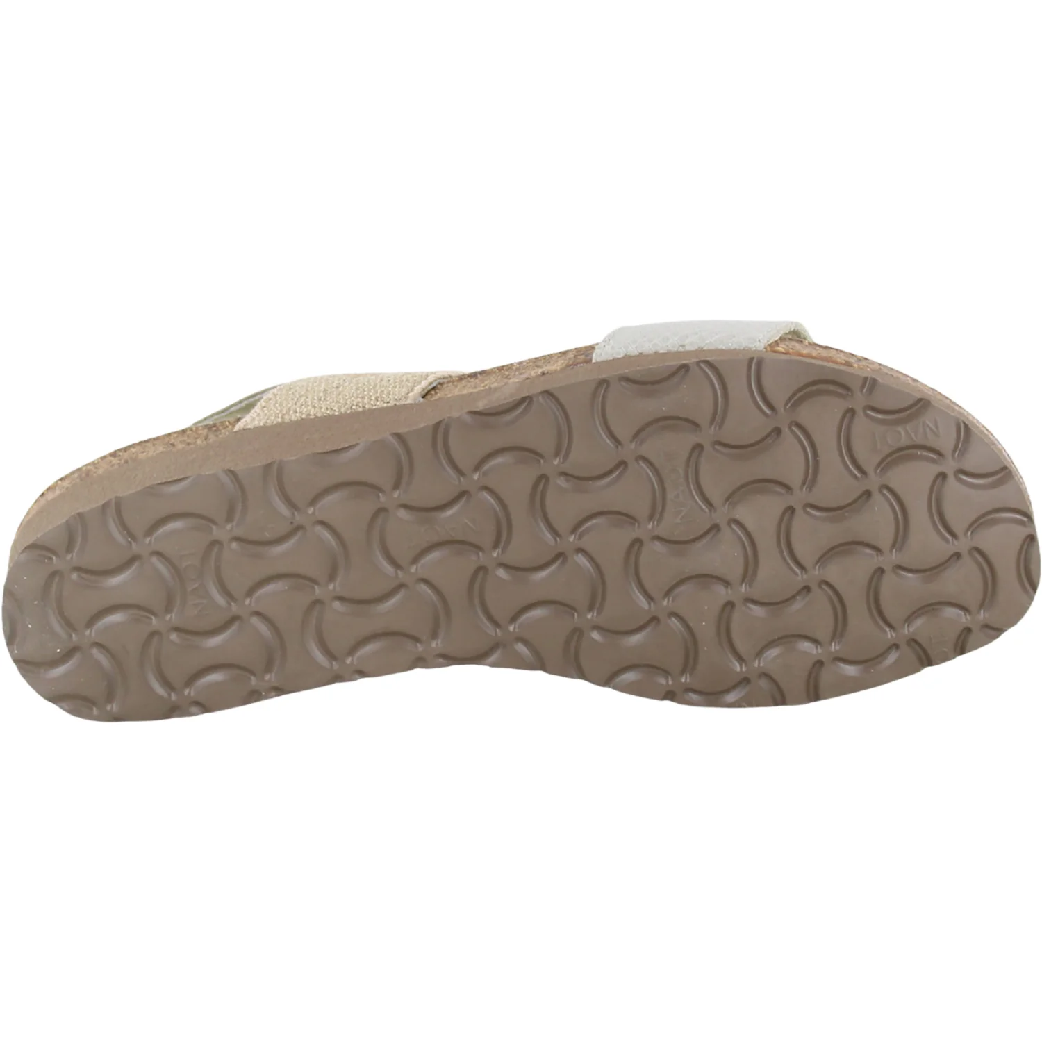 Naot Amy Women's Sandals Beige Lizard Leather/Beige Elastic - Image 4