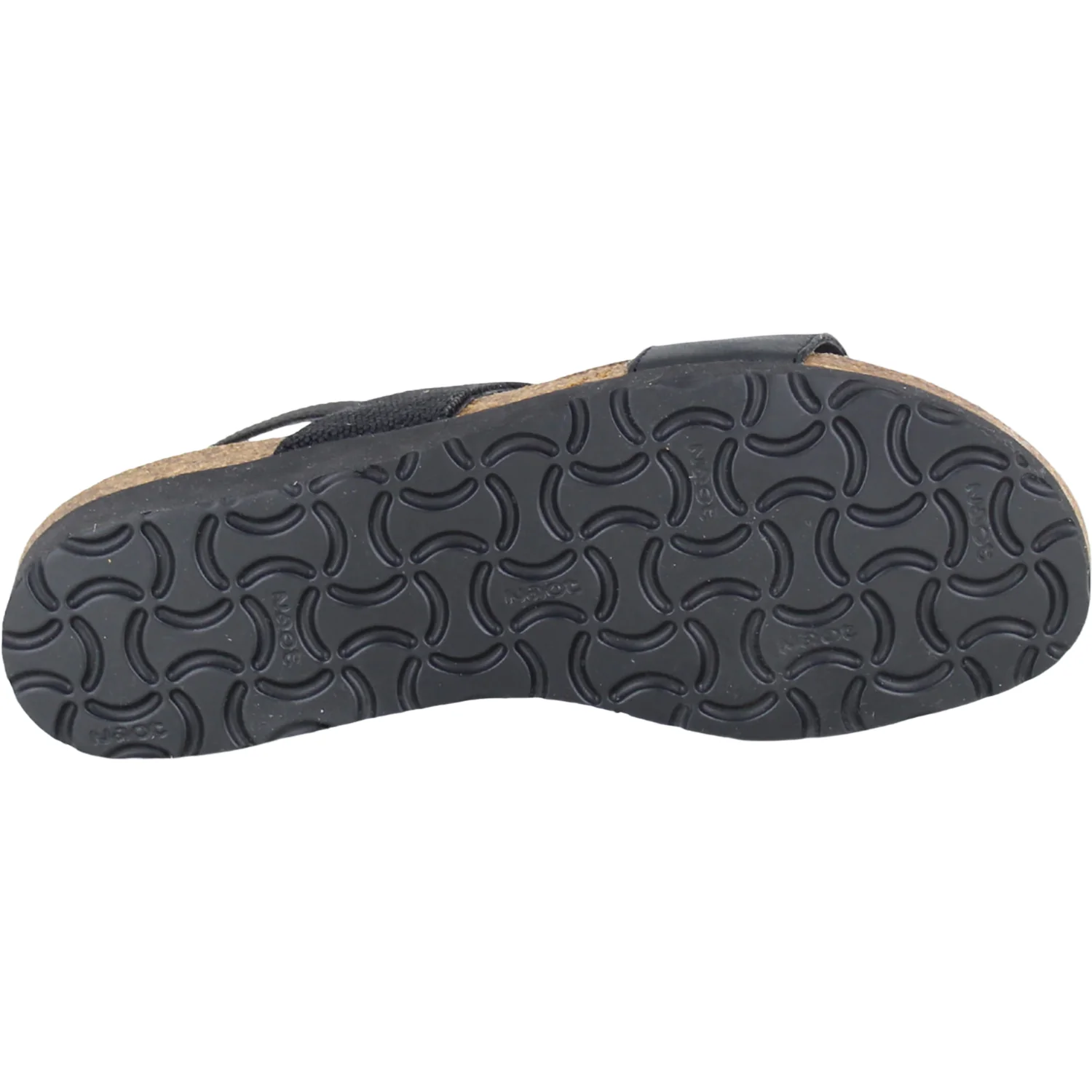 Naot Amy Women's Sandals Shiny Black Leather/Black Elastic - Image 4