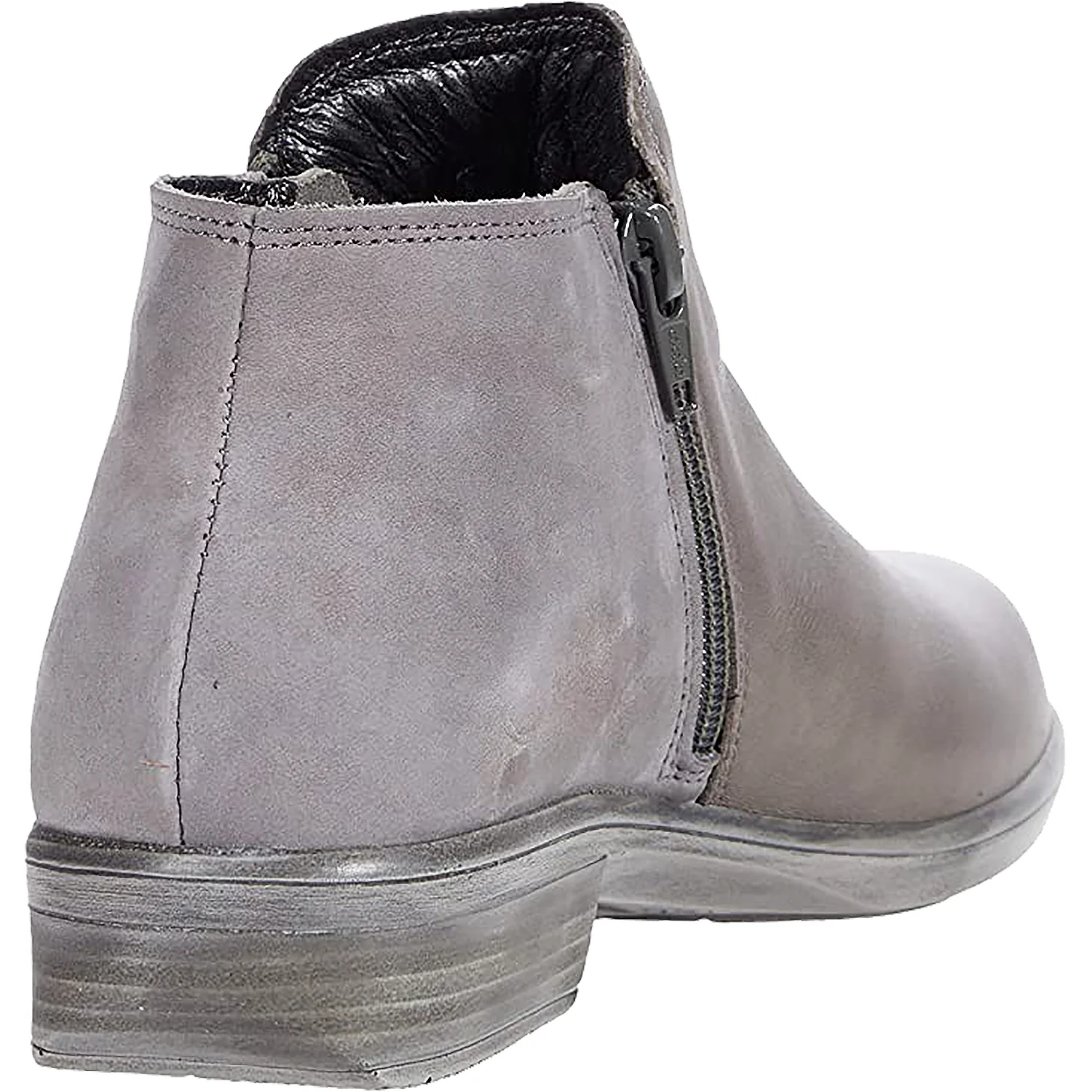 Naot Helm Women's Ankle Boots Foggy Grey/Smoke Grey Leather - Image 3