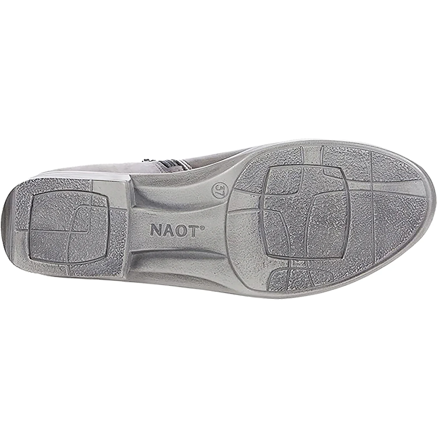 Naot Helm Women's Ankle Boots Foggy Grey/Smoke Grey Leather - Image 4