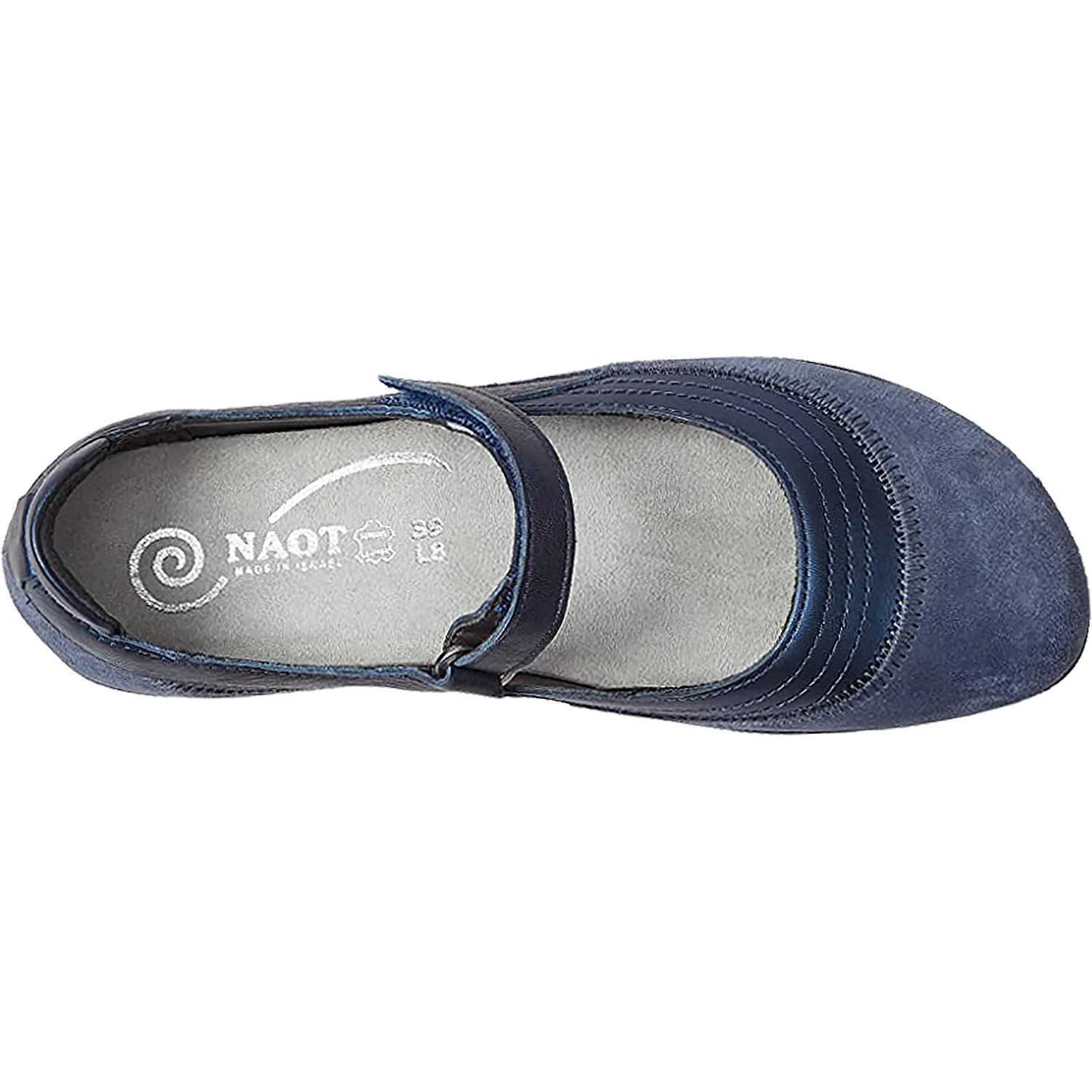 Naot Kirei Women's Mary Janes Polar Sea/Midnight Blue/Blue Ink Leather/Nubuck - Image 2