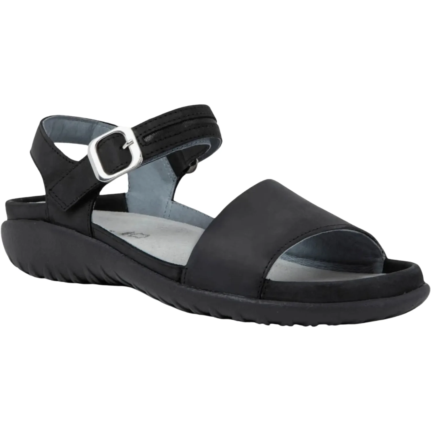 Naot Nagoya Women's Shoes Ebony Nubuck/Black Leather - Image 3