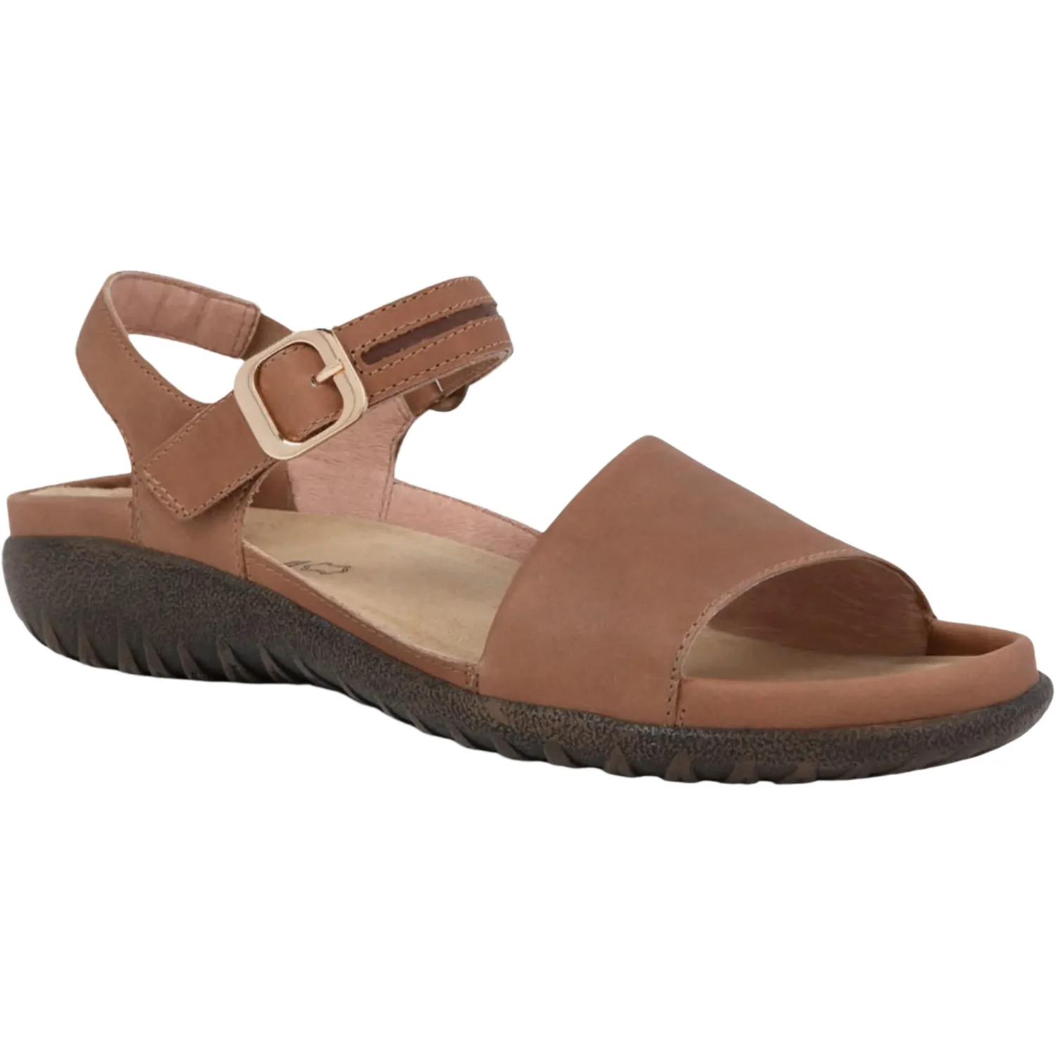 Naot Nagoya Women's Shoes Latte Brown Leather/Saddle Brown Leather - Image 3