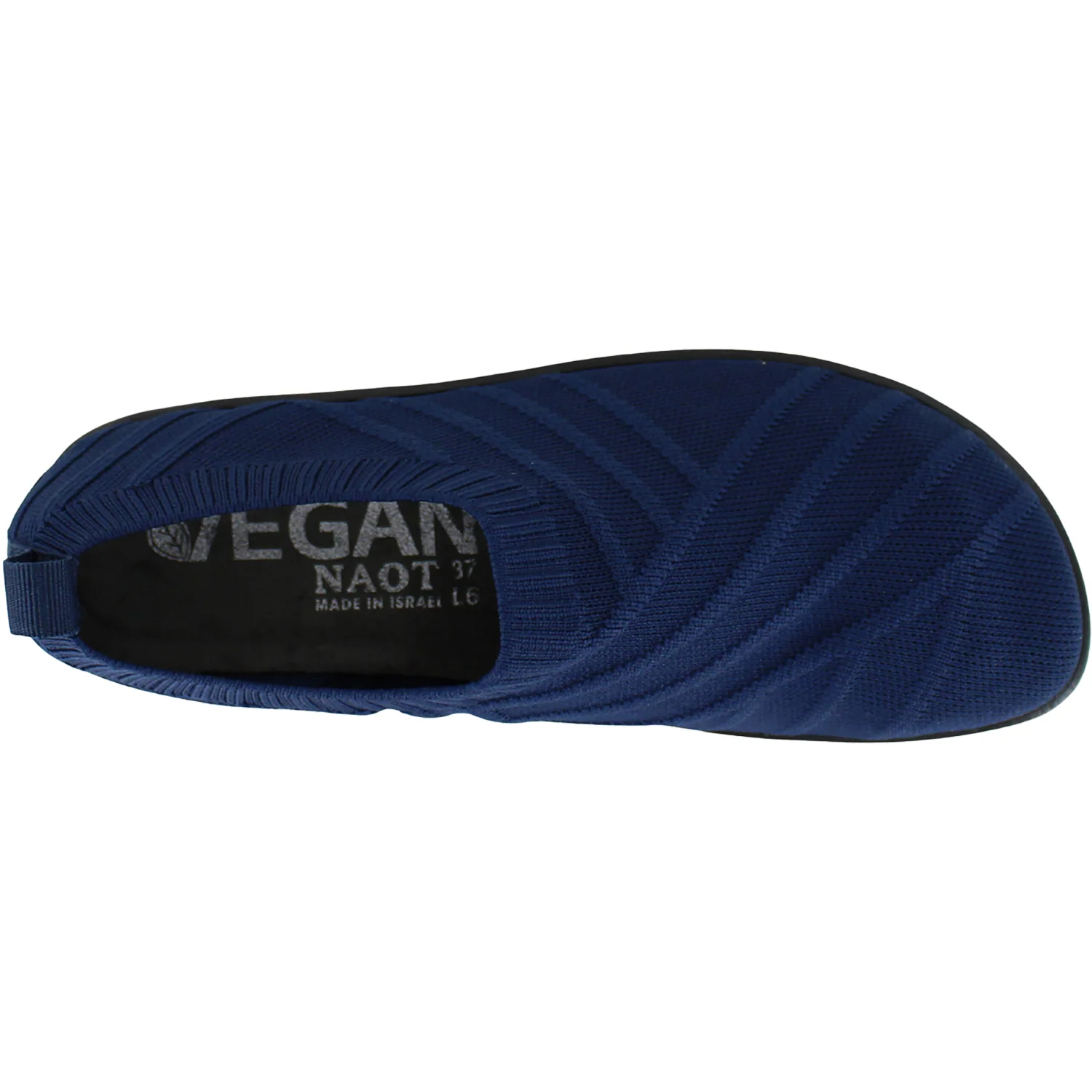 Naot Okahu Women's Slip On Shoes Navy Knit Fabric - Image 2