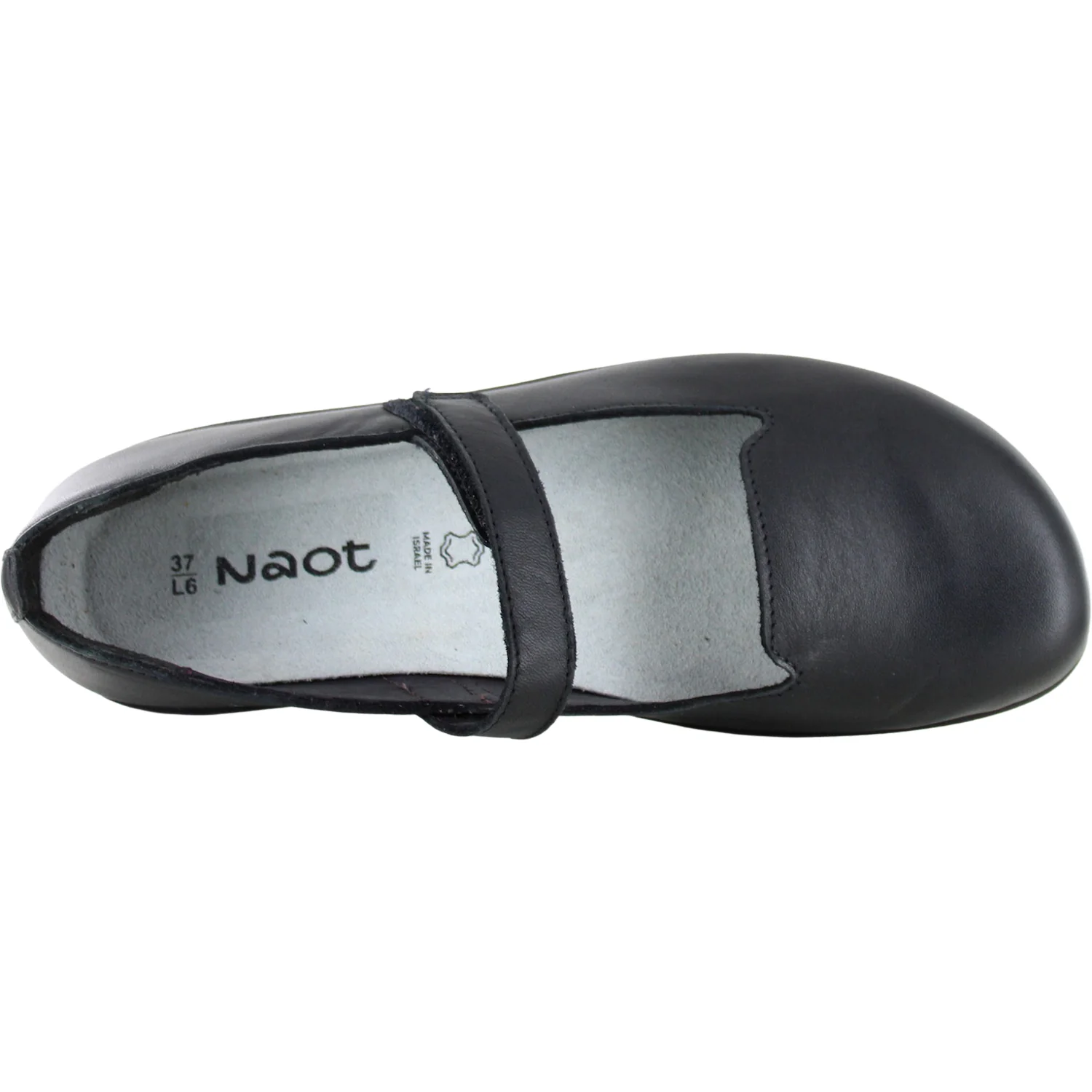 Naot Purini Women's Mary Janes Traditional Black Jet Leather - Image 2