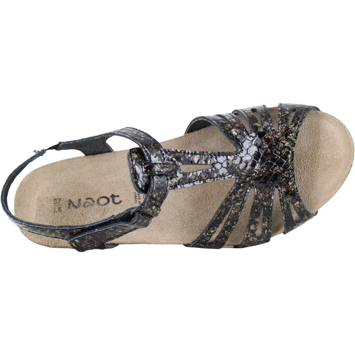 Naot Starlet Women's Dress Sandals Reptile Patent Leather - Image 2