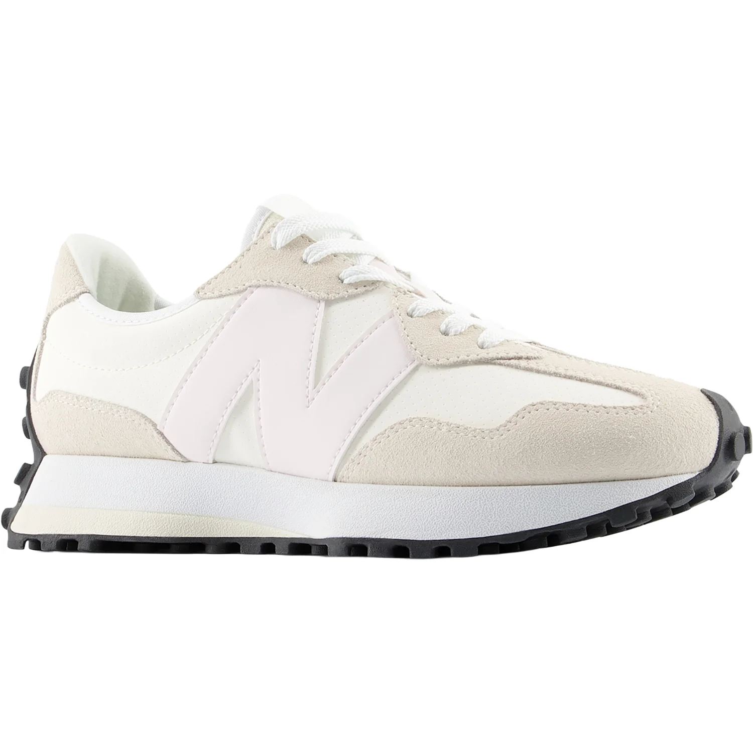 New Balance 327 (Neutral Support) Women's Athletic Shoes Sea Salt/Pink Salt - Image 5