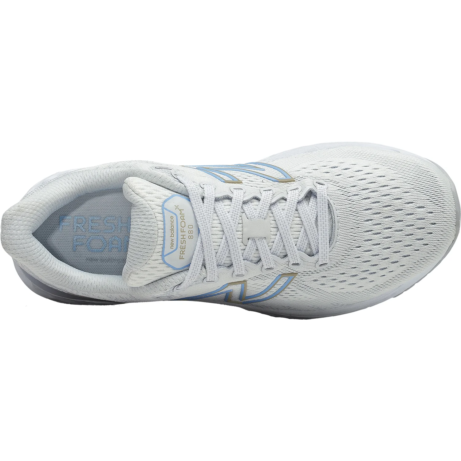 New Balance Fresh Foam W880A11 Women's Running Shoes Arctic Fox/UV Glo Mesh - Image 2