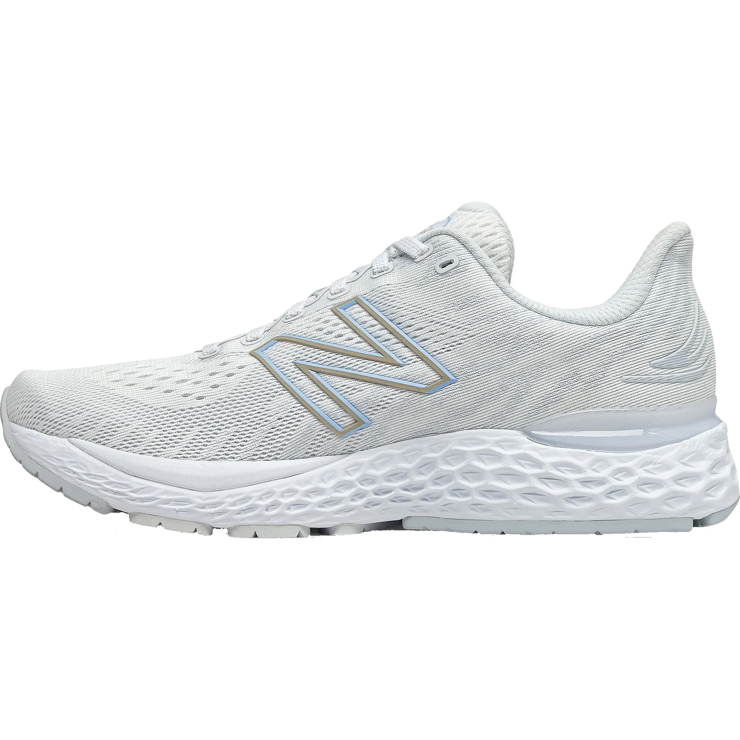 New Balance Fresh Foam W880A11 Women's Running Shoes Arctic Fox/UV Glo Mesh - Image 3