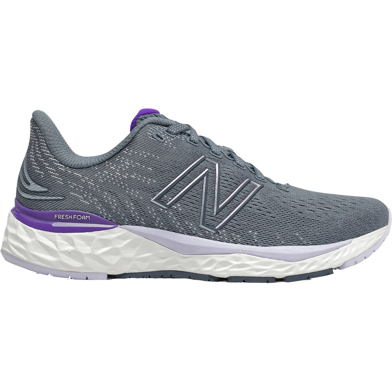 New Balance Fresh Foam W880D11 Women's Running Shoes Ocean Grey/Deep Violet Mesh