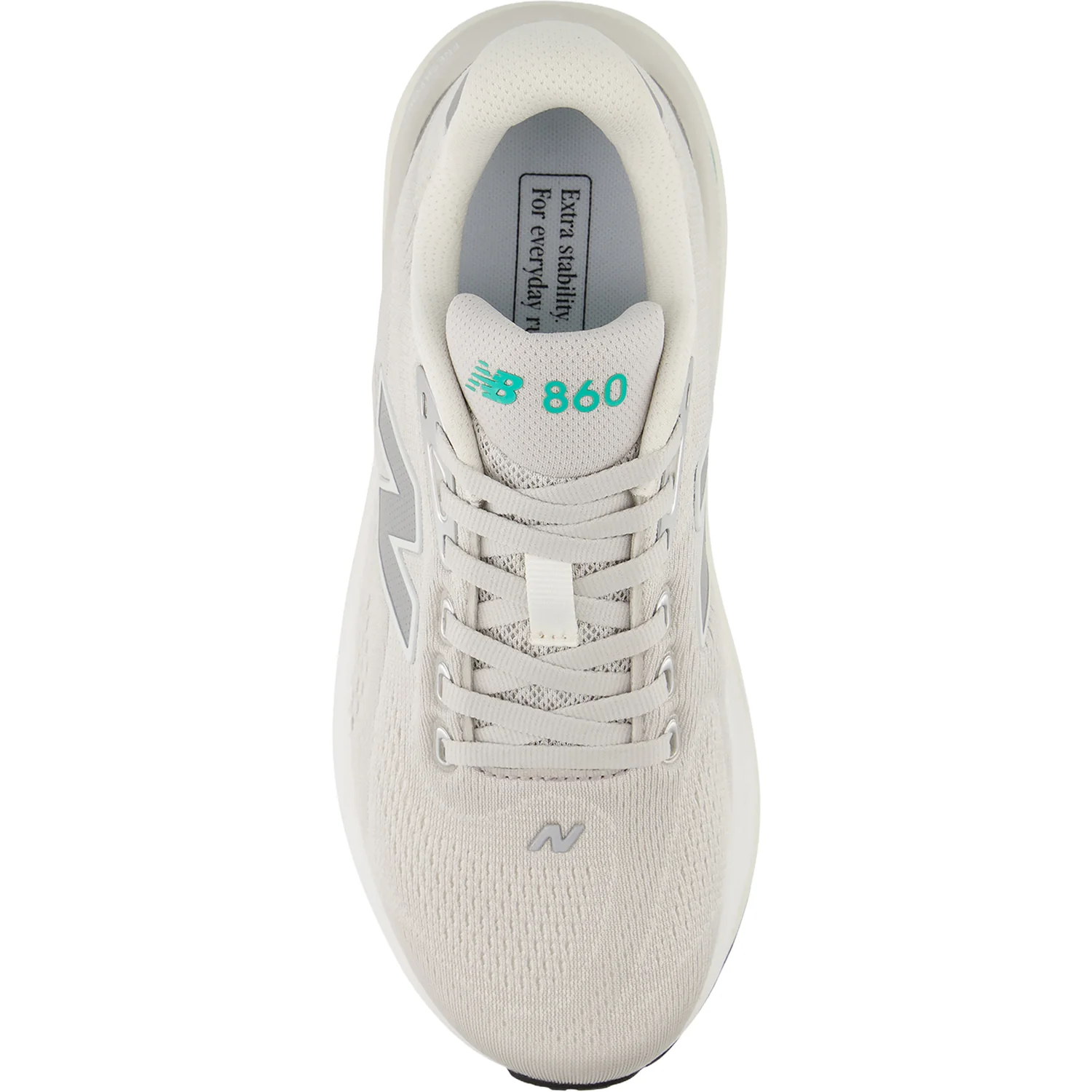 New Balance Fresh Foam X 860v15 (Stability Support) Women's Athletic Shoes Grey Matter/Sea Salt - Image 2
