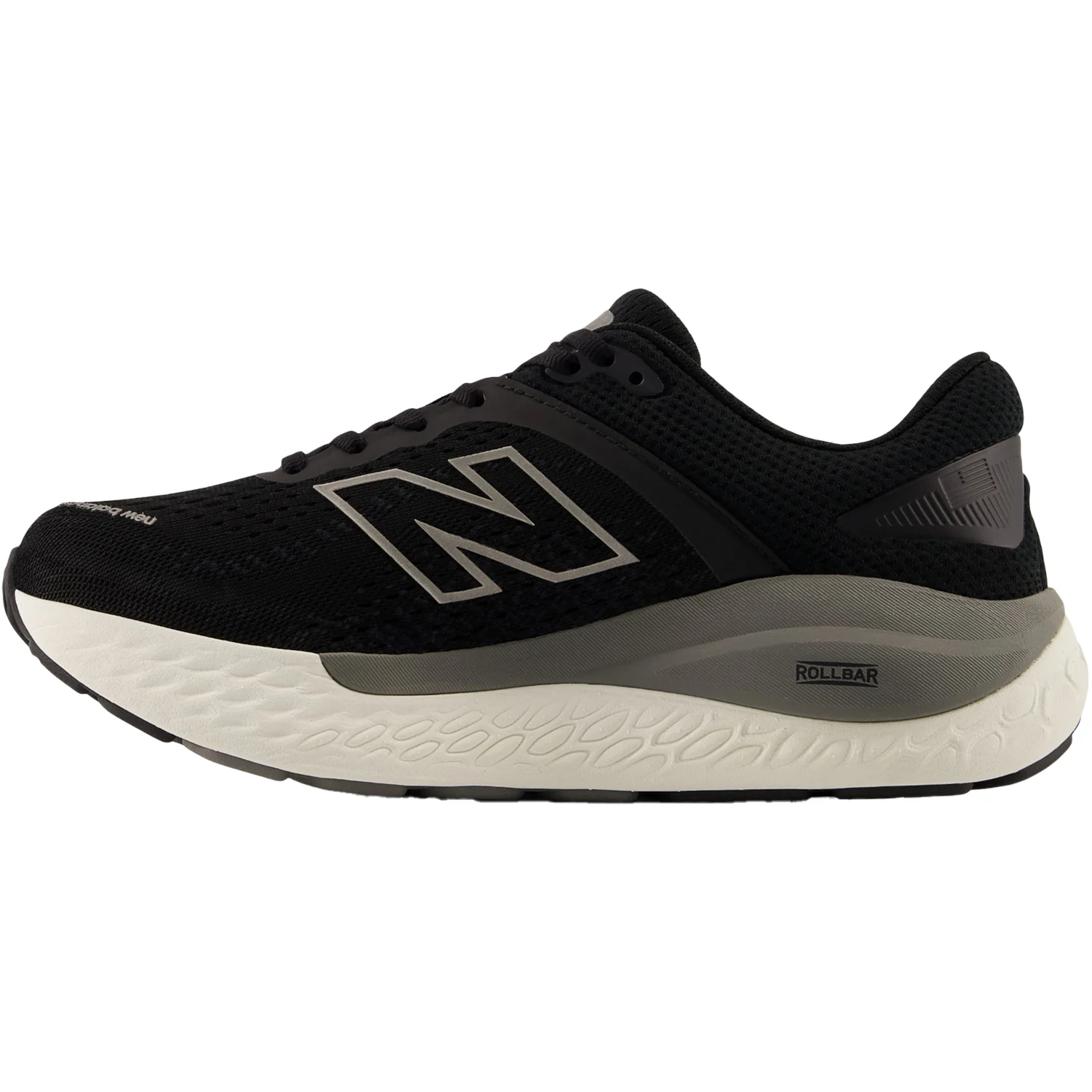 New Balance Fresh Foam X W1540BK4 - Made in USA (Stability Support) Women's Running Shoes Black/White Mesh - Image 3