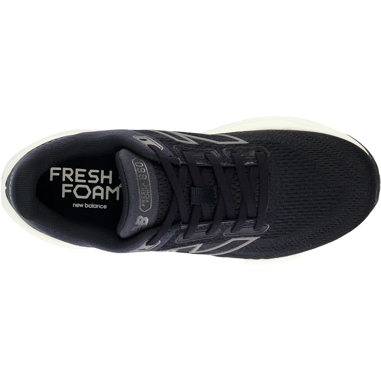 New Balance Fresh Foam X W860A14 (Neutral Support) (Stability Support) Women's Athletic Shoes Black/Phantom/Angora Mesh - Image 2