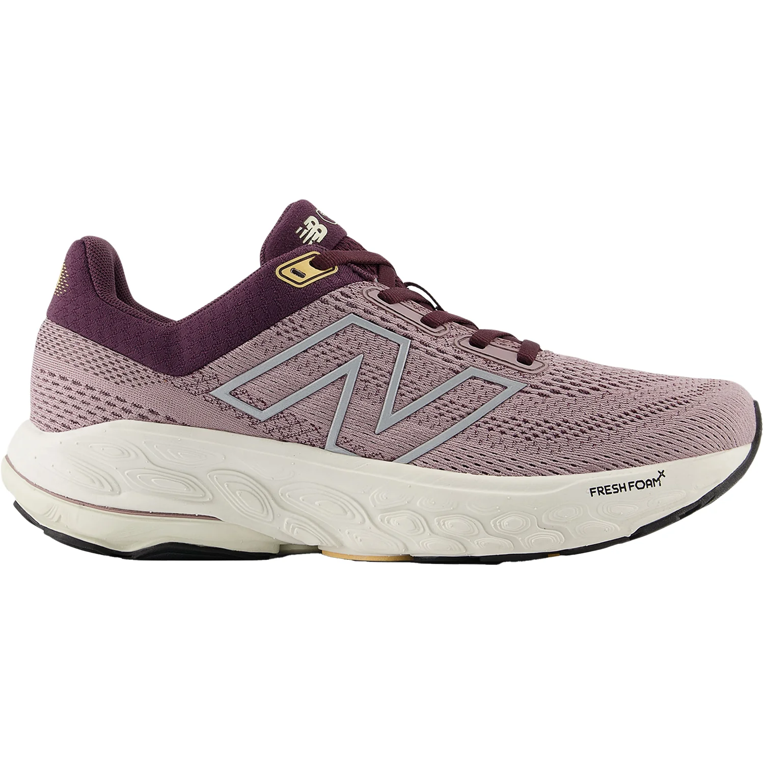 New Balance Fresh Foam X W860J14 (Stability Support) Women's Athletic Shoes Ice Wine/Plum Brown/Silver Metallic Mesh