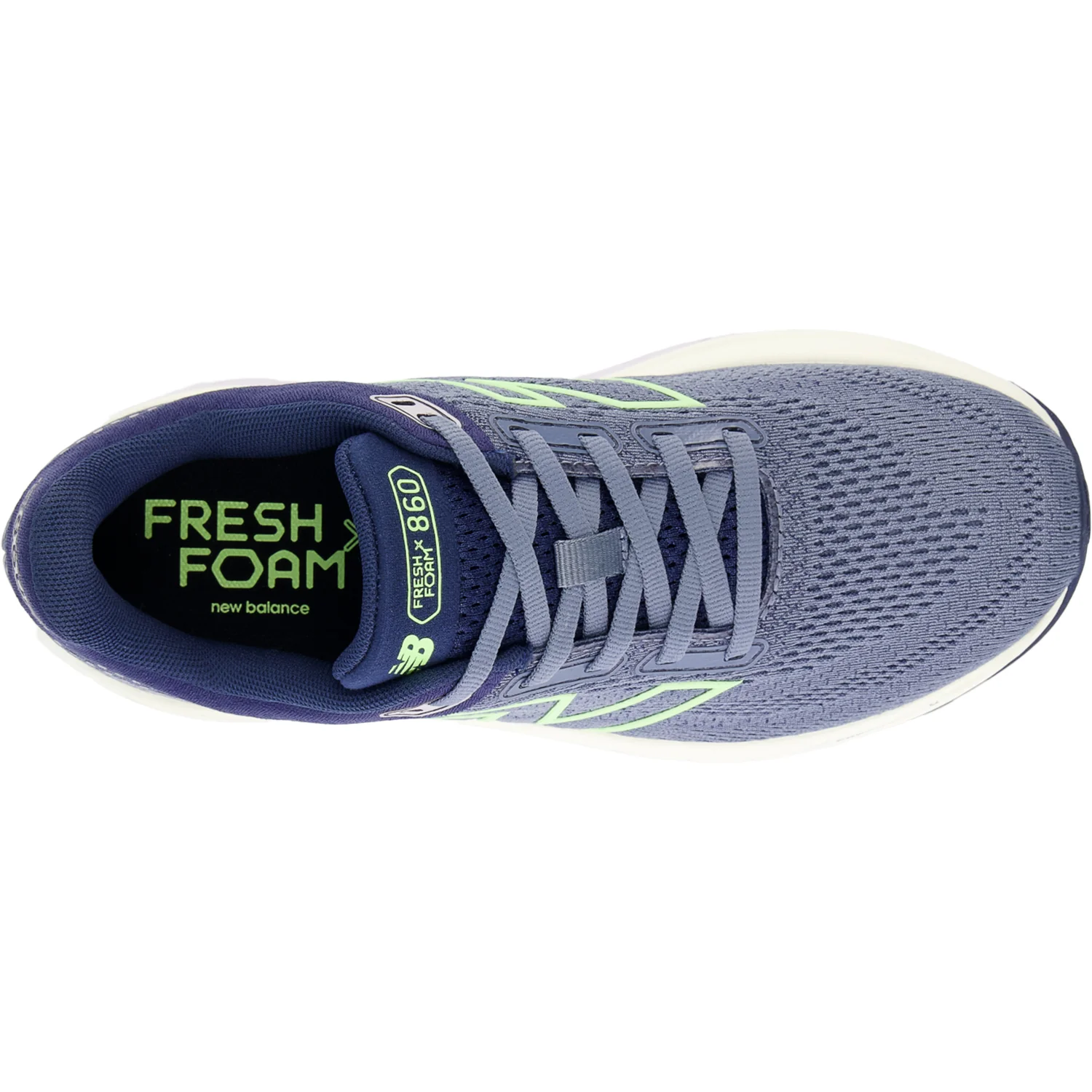 New Balance Fresh Foam X W860L14 (Stability Support) Women's Athletic Shoes Artic Grey/Seasalt Mesh - Image 2